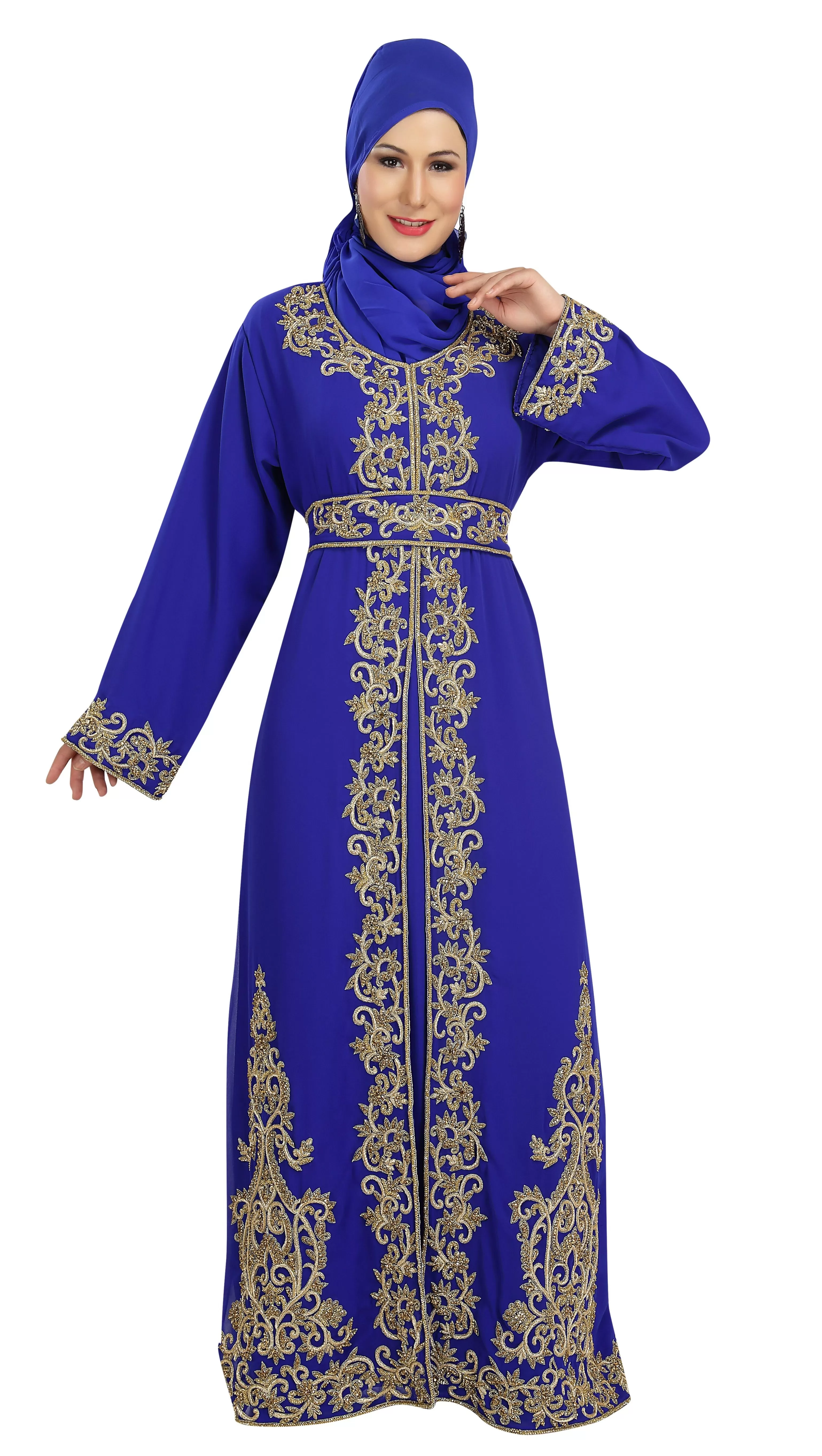 Djellaba Maxi With Zardosi Hand Work