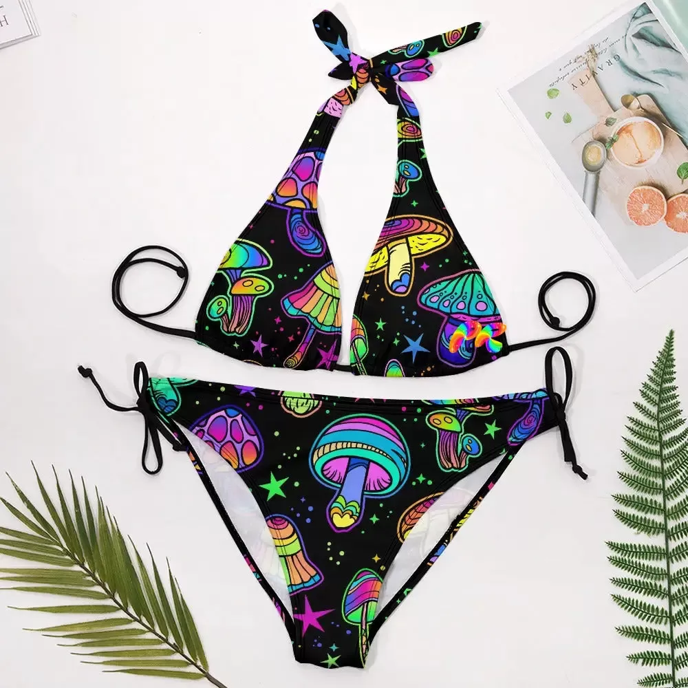 Dreamscape Fungi Rave Plus Size Bikini