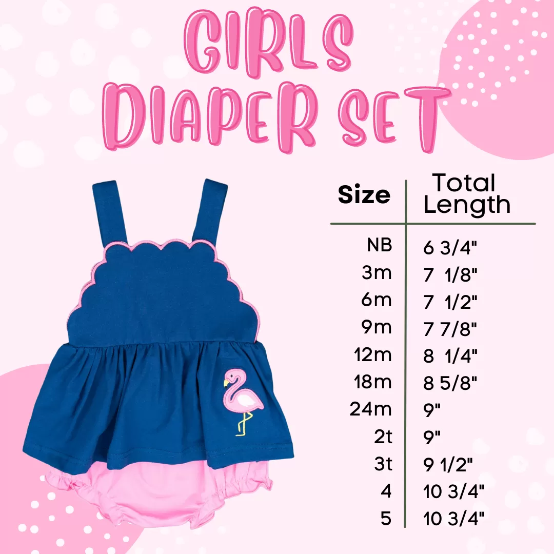 Elegant Pastels Girls Bloomer Set