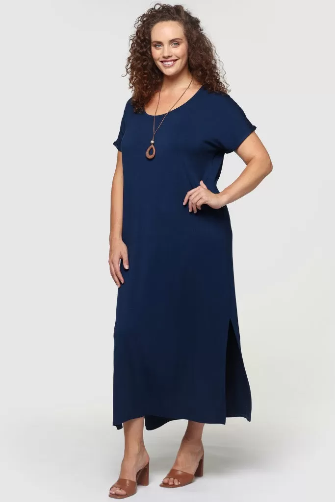 Elsie Dress - Navy