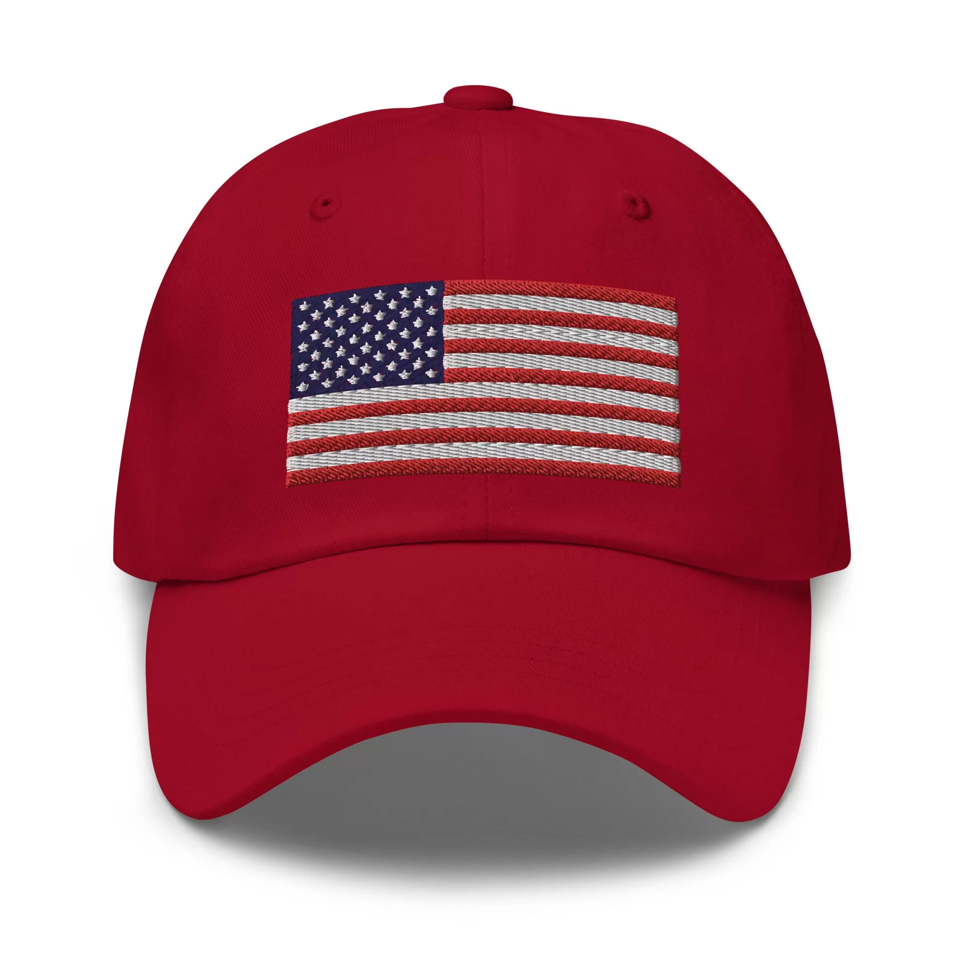 Embroidered USA Flag Dad Hat