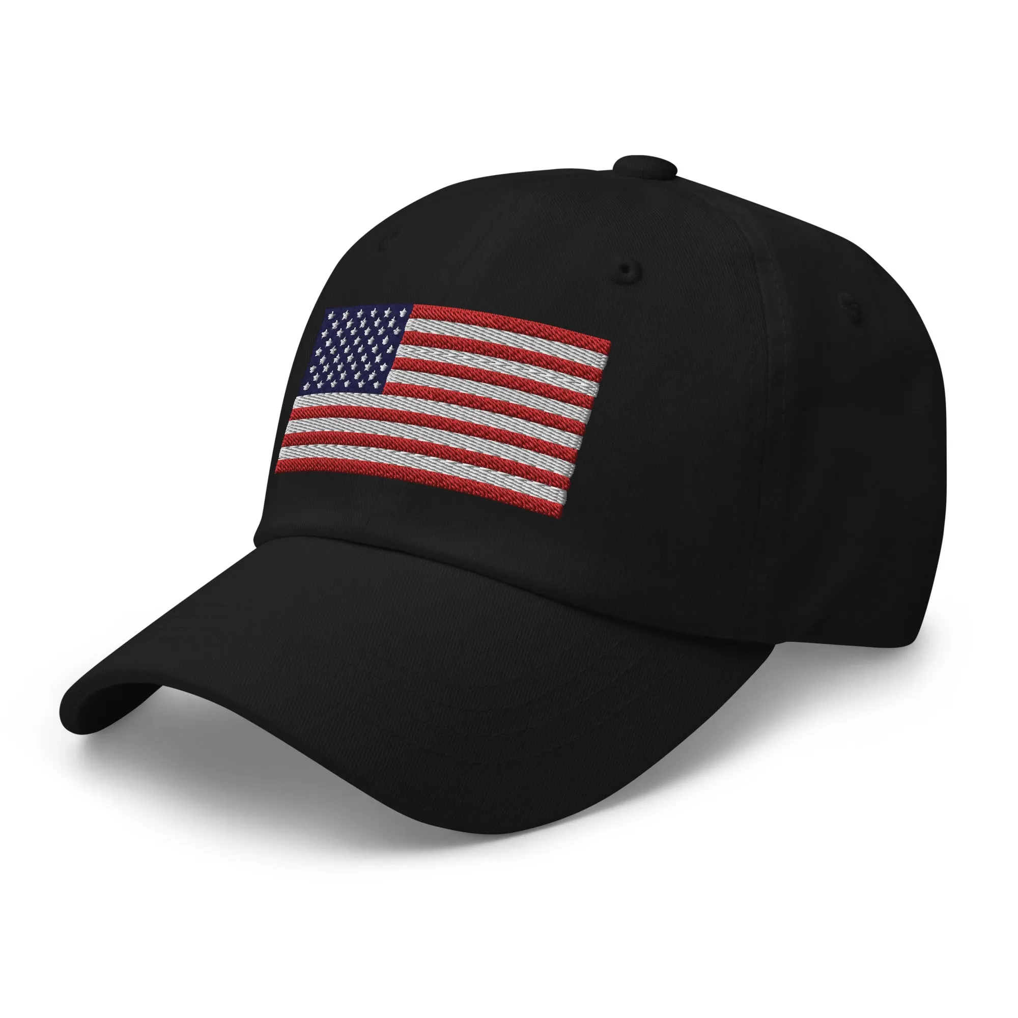 Embroidered USA Flag Dad Hat