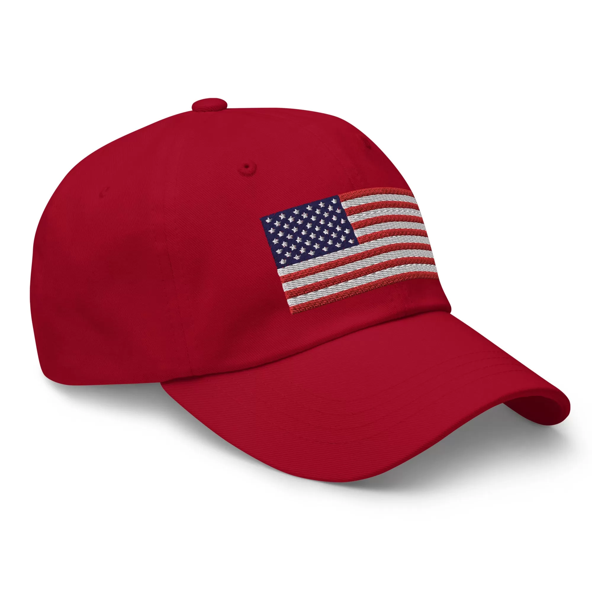 Embroidered USA Flag Dad Hat