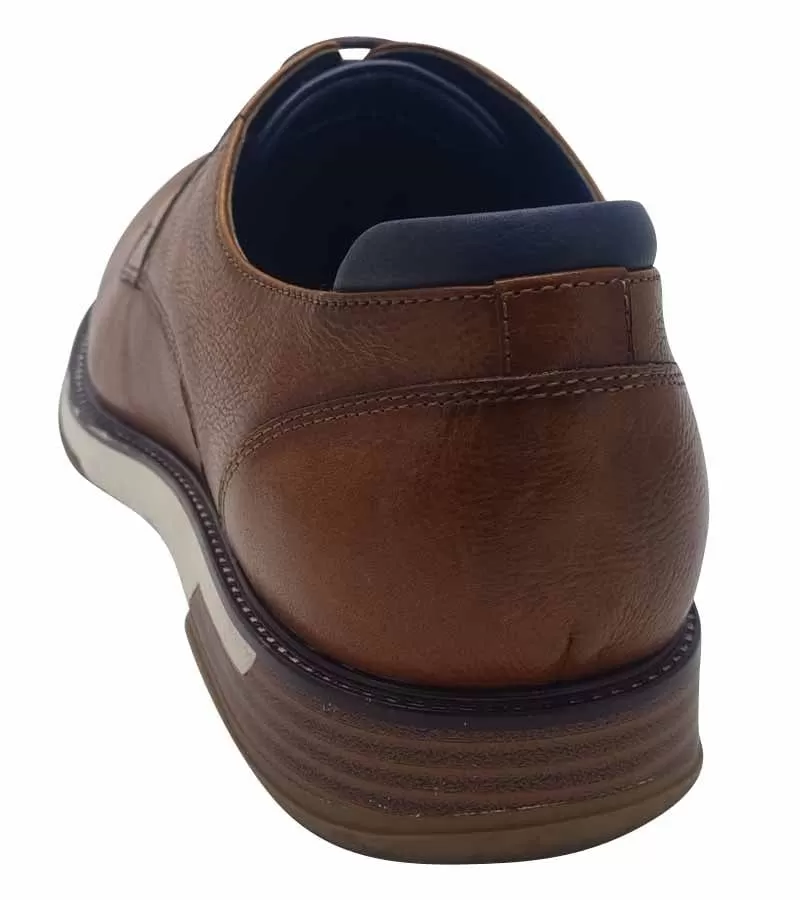 Escape Mens Tan Leather Shoe - Houston