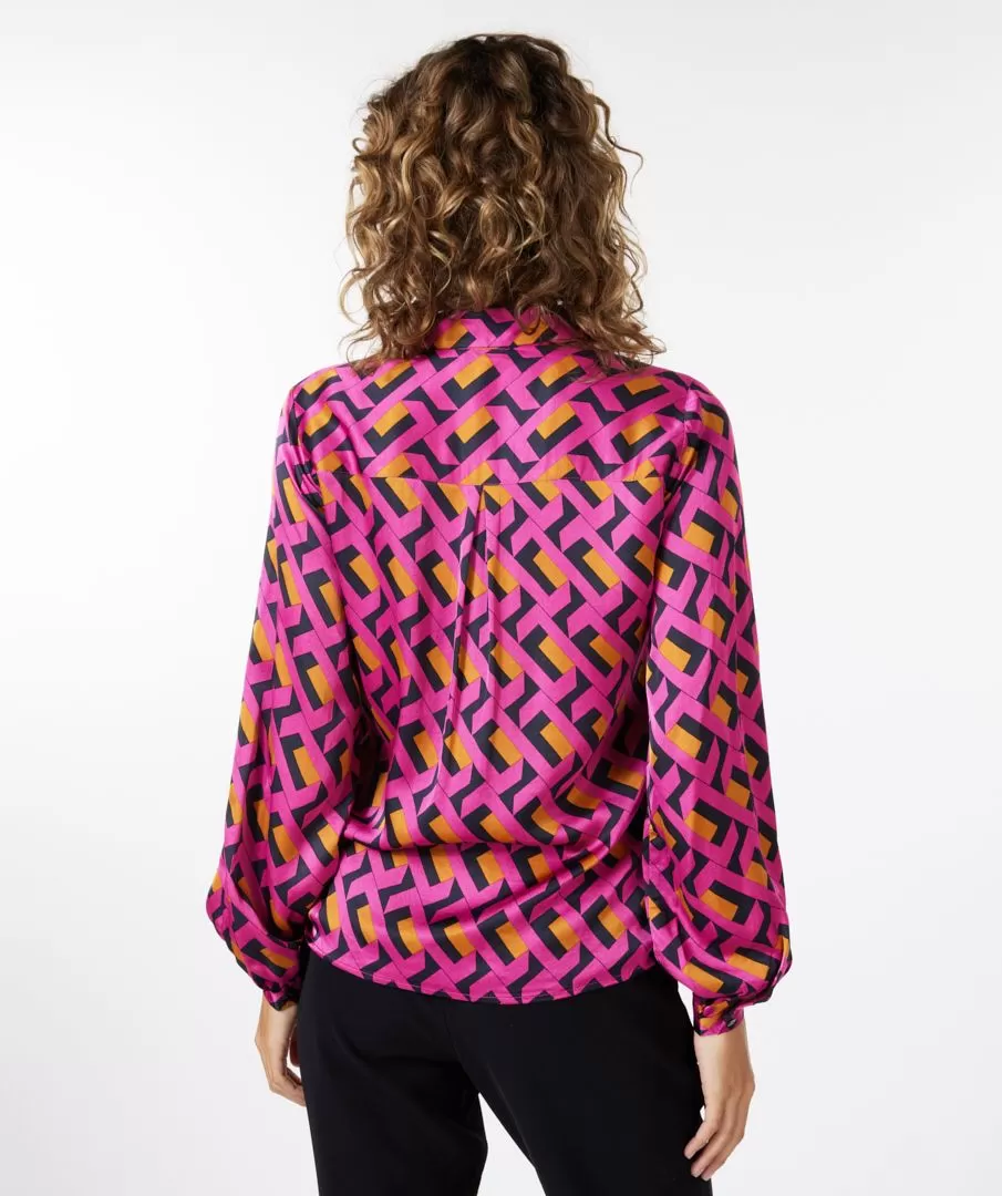 Esqualo Basic Geo Blouse