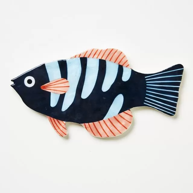 Fish Capiz Tile Wall Decoration