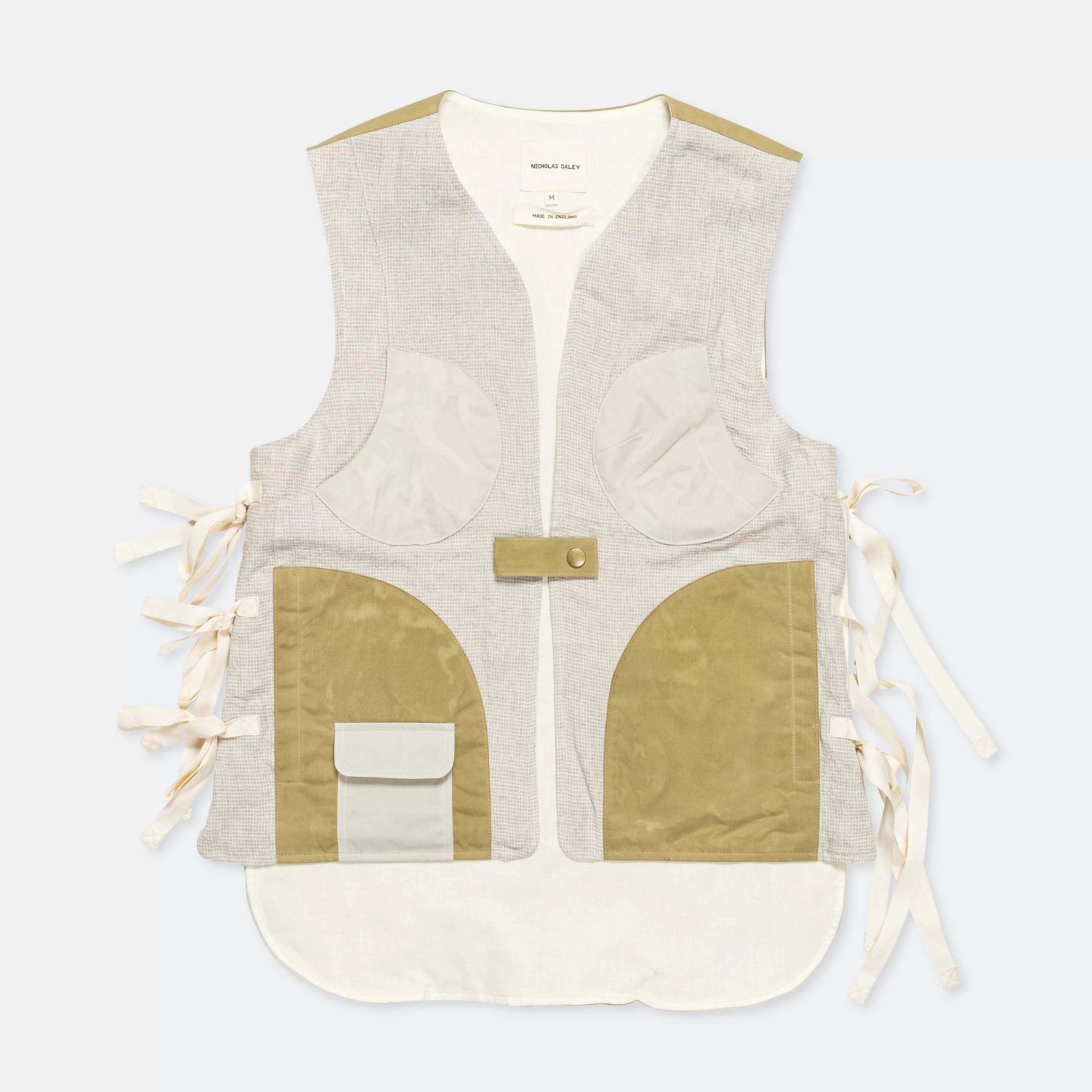 Five Pocket Waistcoat - Oatmeal/Beige