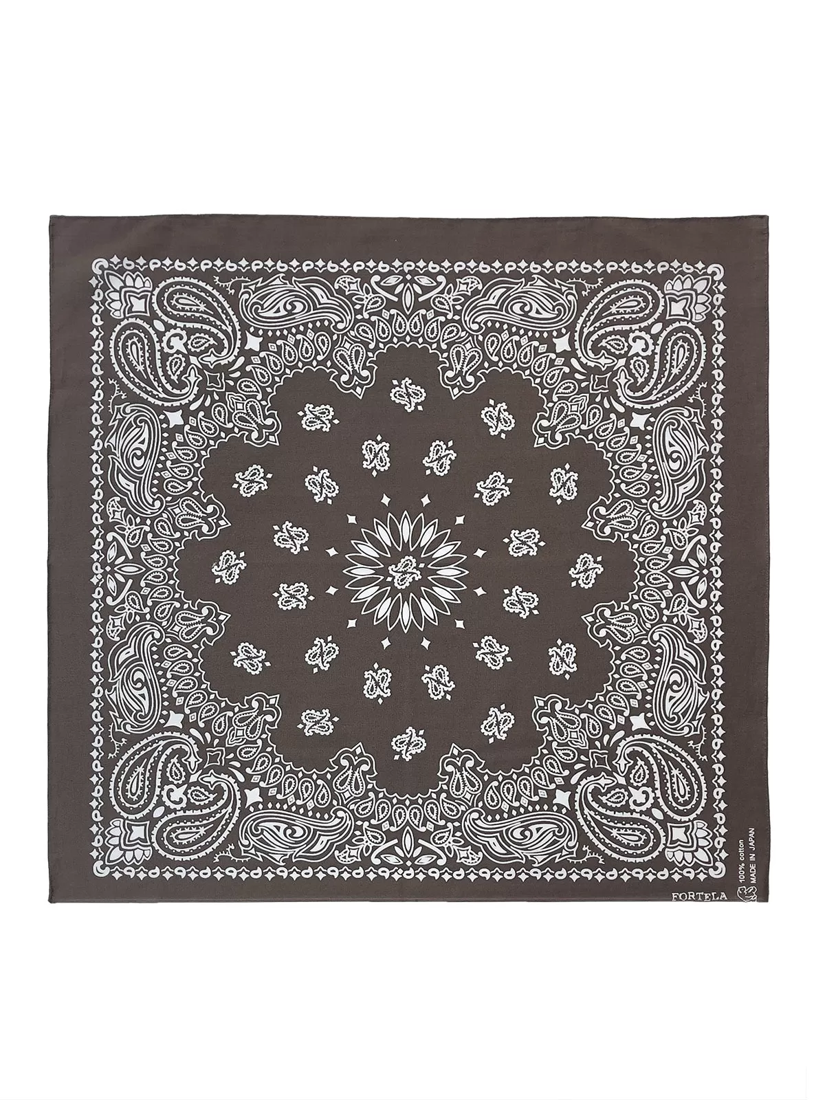 Fortela Brown Paisley Bandana