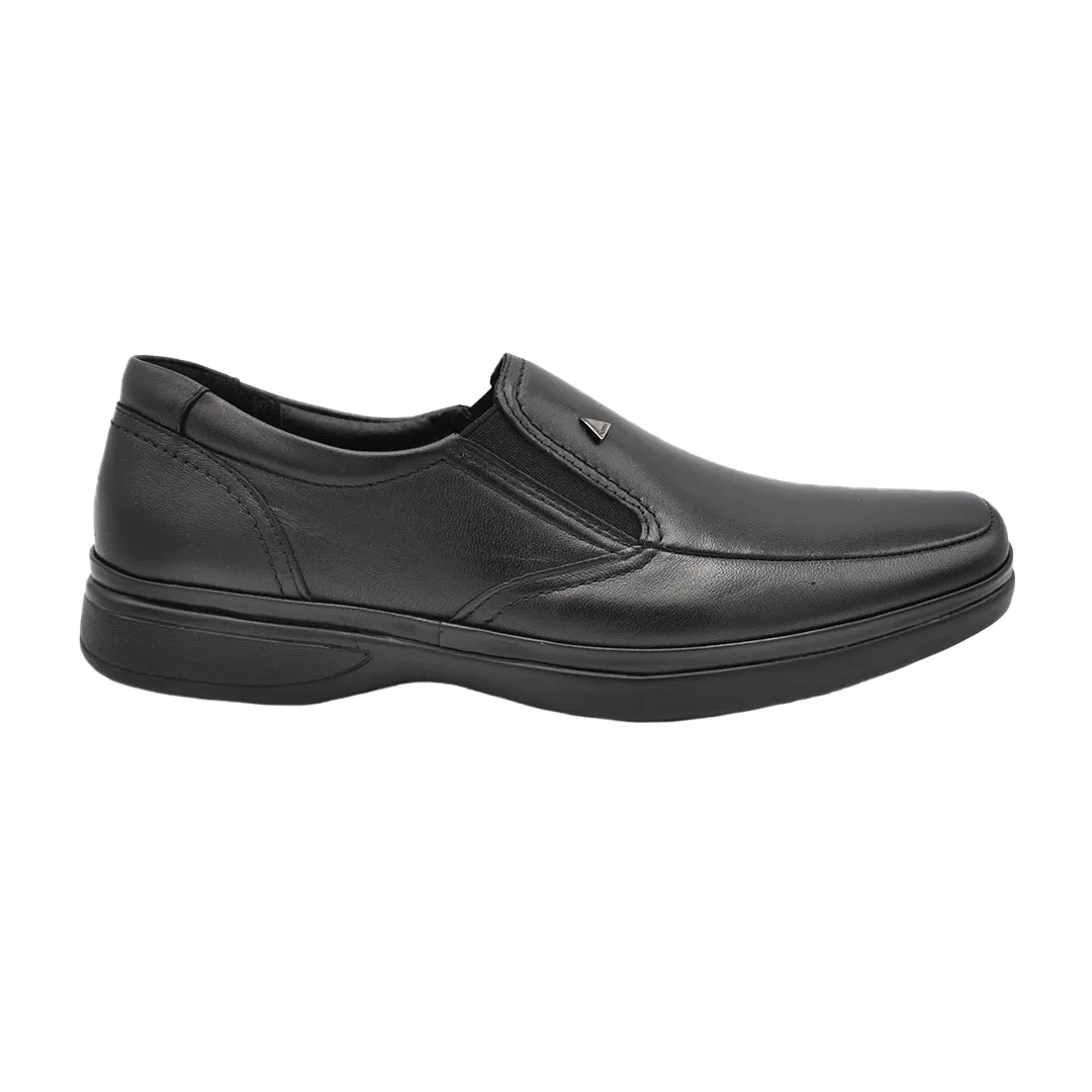 Gavel Dylan Lambskin Black Leather Shoes