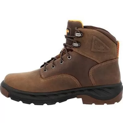 Georgia Men's Boot Ot 6" WP Slip Resistant Work Boot -Brown- GB00521