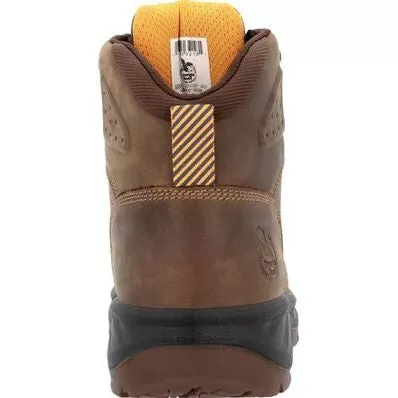 Georgia Men's Boot Ot 6" WP Slip Resistant Work Boot -Brown- GB00521