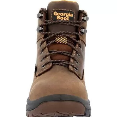 Georgia Men's Boot Ot 6" WP Slip Resistant Work Boot -Brown- GB00521