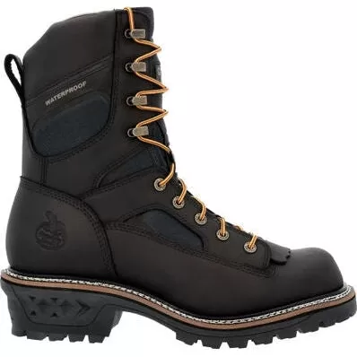 Georgia Men's Ltx Logger 9 Comp Toe WP Work Boot -Black- GB00619