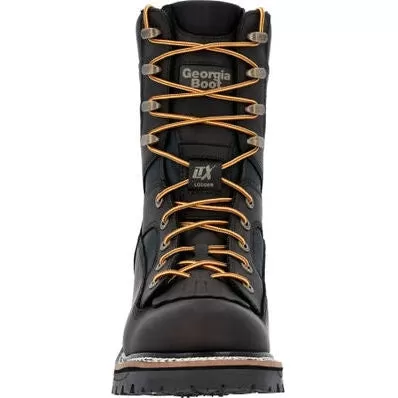 Georgia Men's Ltx Logger 9 Comp Toe WP Work Boot -Black- GB00619