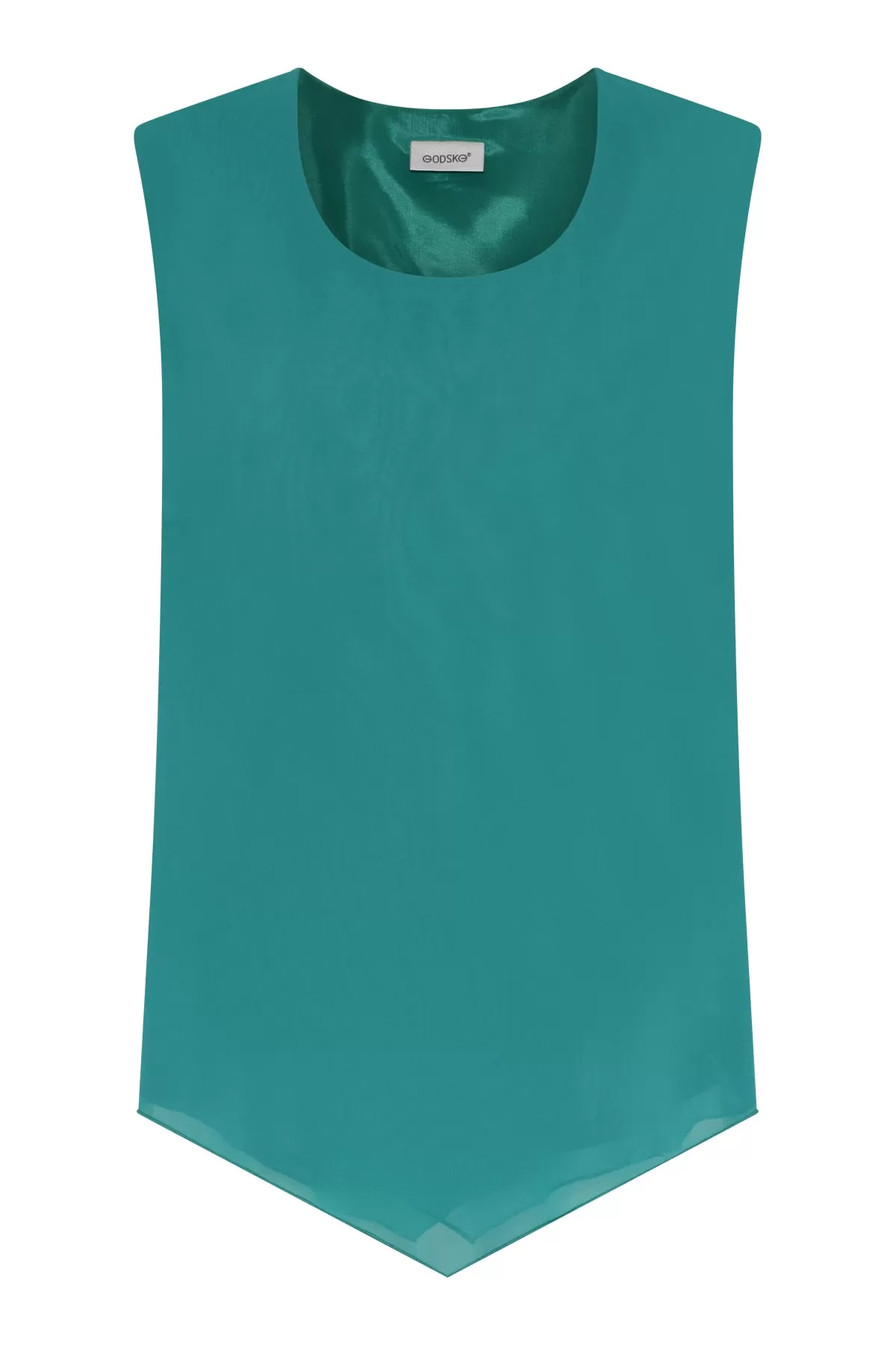 Godske Sleeveless Green Blouse