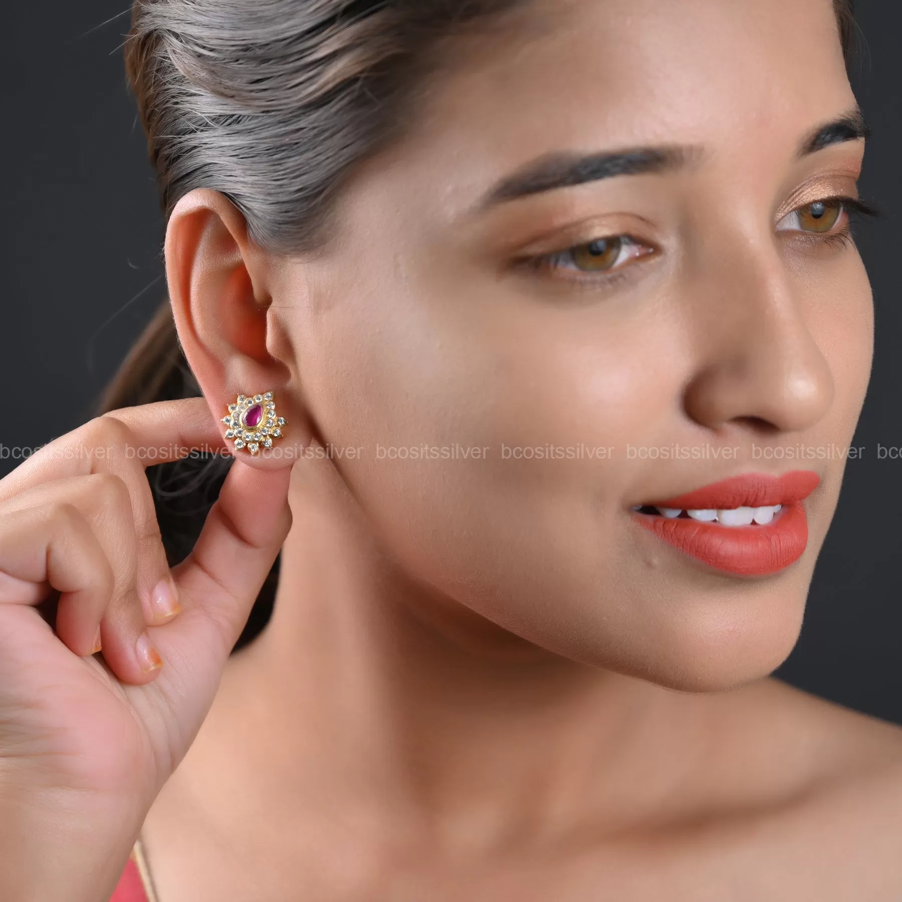 Gold Plated Earstud - 2172