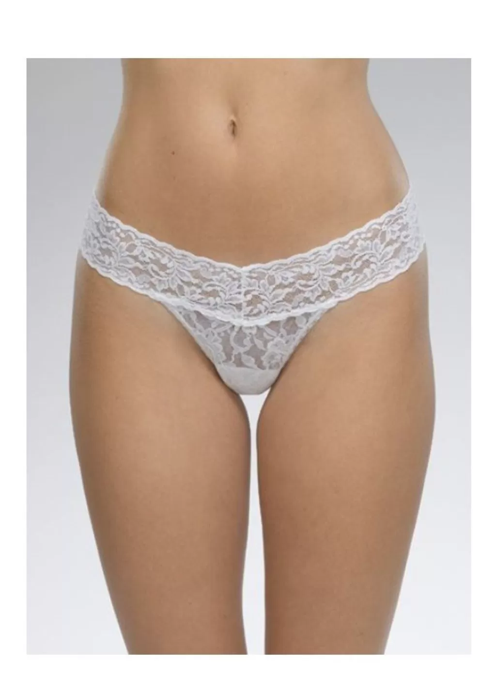 Hanky Panky Signature Lace Low Rise Thong in White