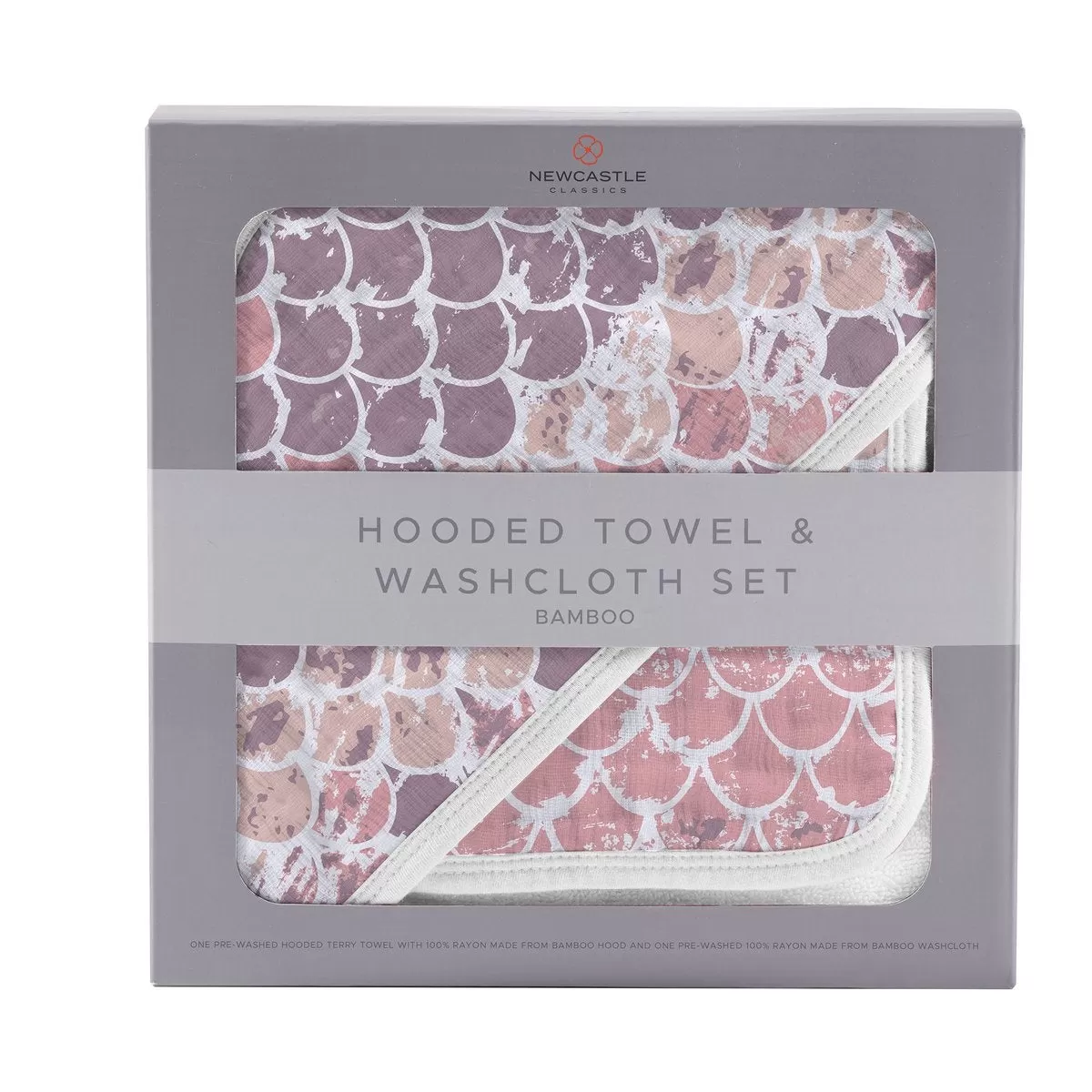 Hooded Towels & Washcloth Set (Multiple Prints)