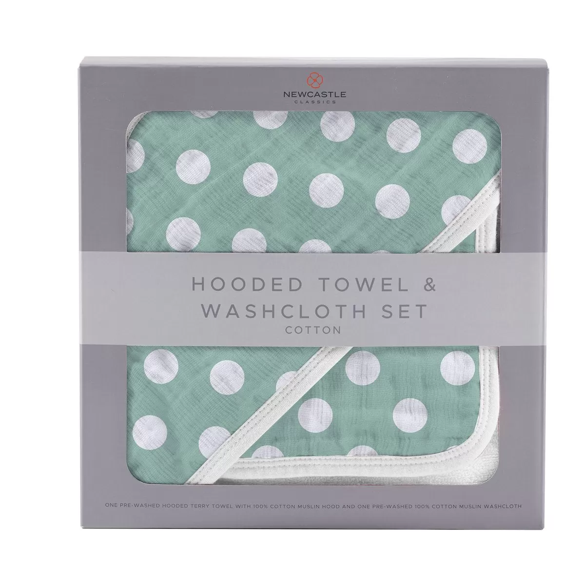 Hooded Towels & Washcloth Set (Multiple Prints)