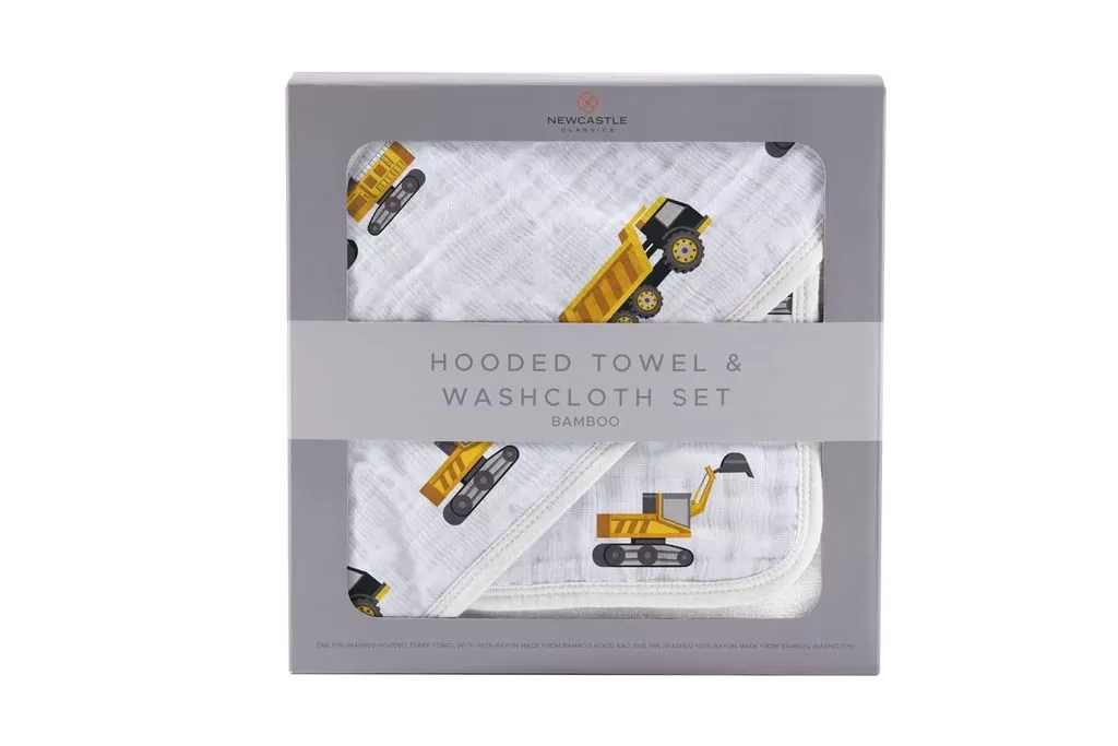 Hooded Towels & Washcloth Set (Multiple Prints)