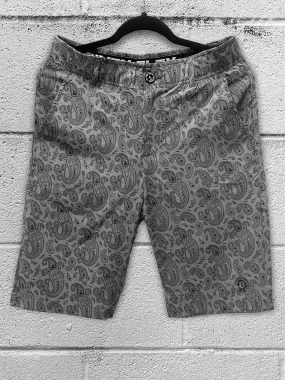 HYBRID GREY W/BLACK TDC PAISLEY SHORTS