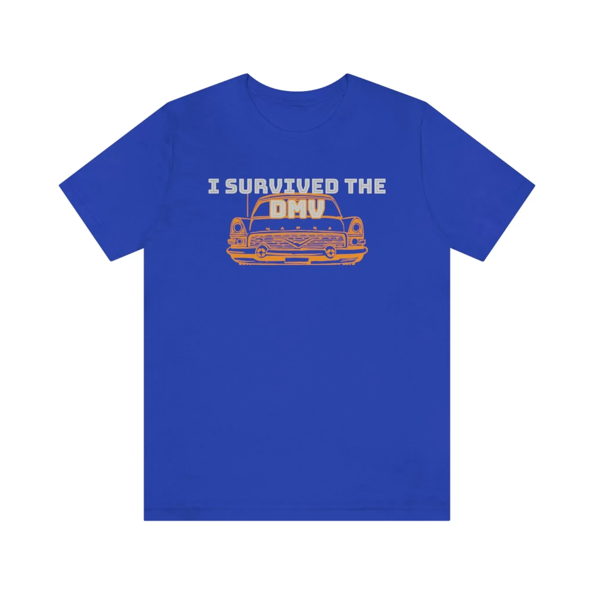 I Survived The DMV Unisex Jersey Short Sleeve Tee