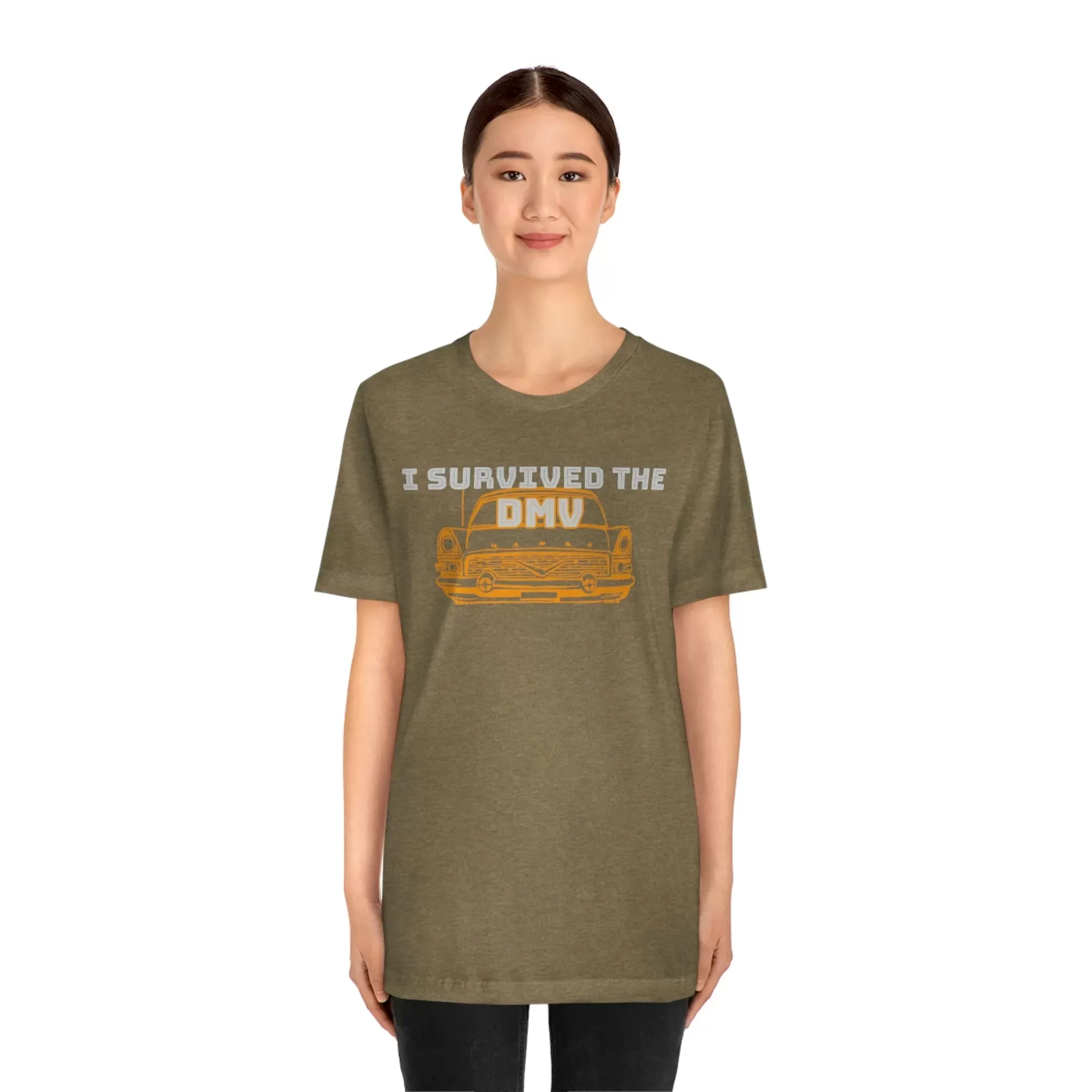 I Survived The DMV Unisex Jersey Short Sleeve Tee