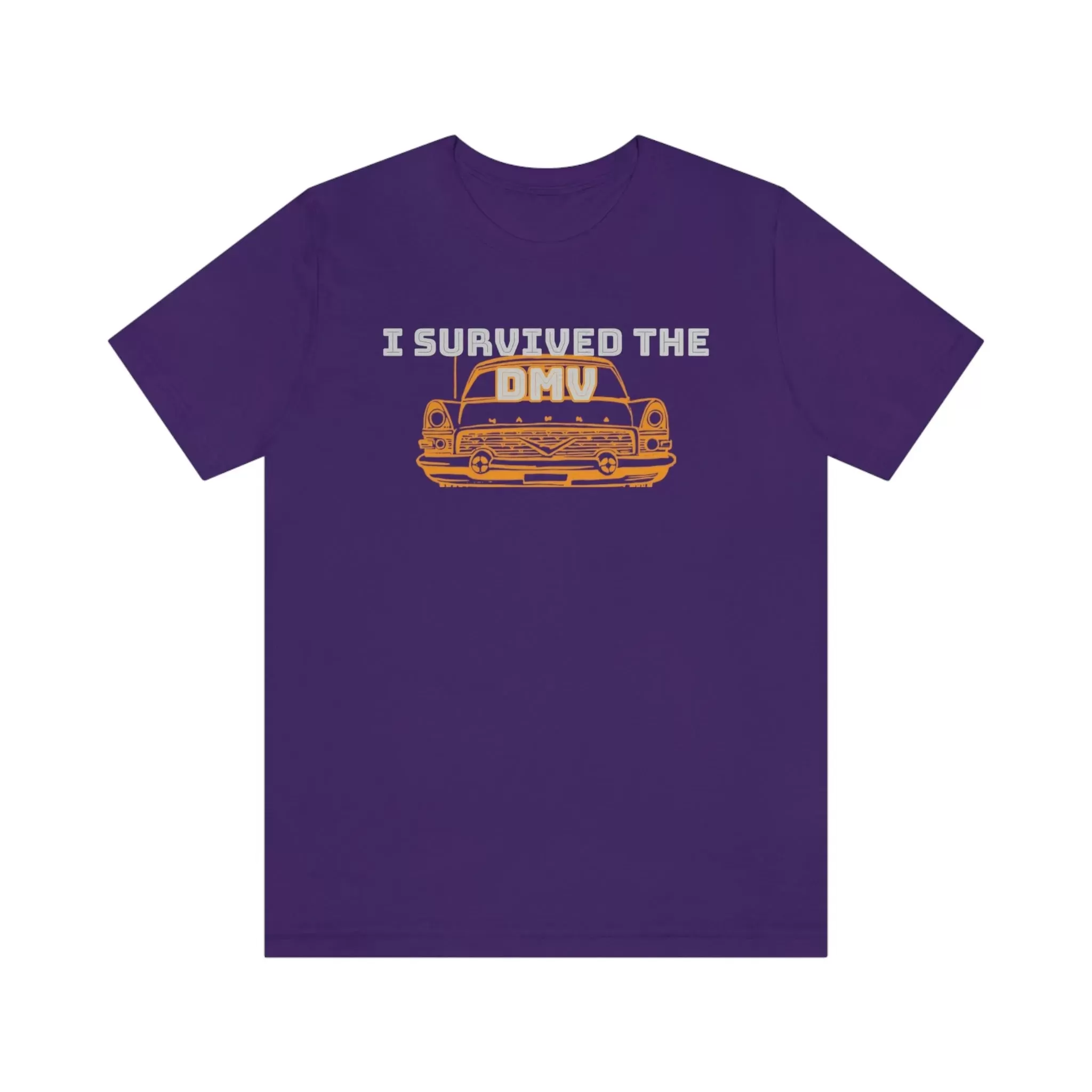 I Survived The DMV Unisex Jersey Short Sleeve Tee