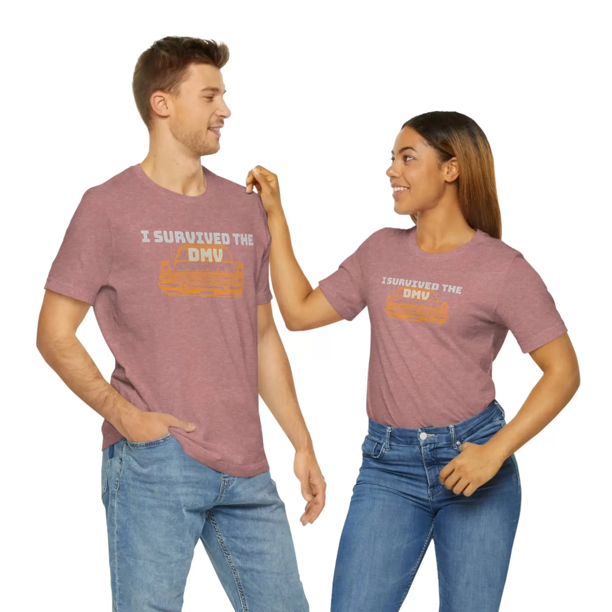 I Survived The DMV Unisex Jersey Short Sleeve Tee