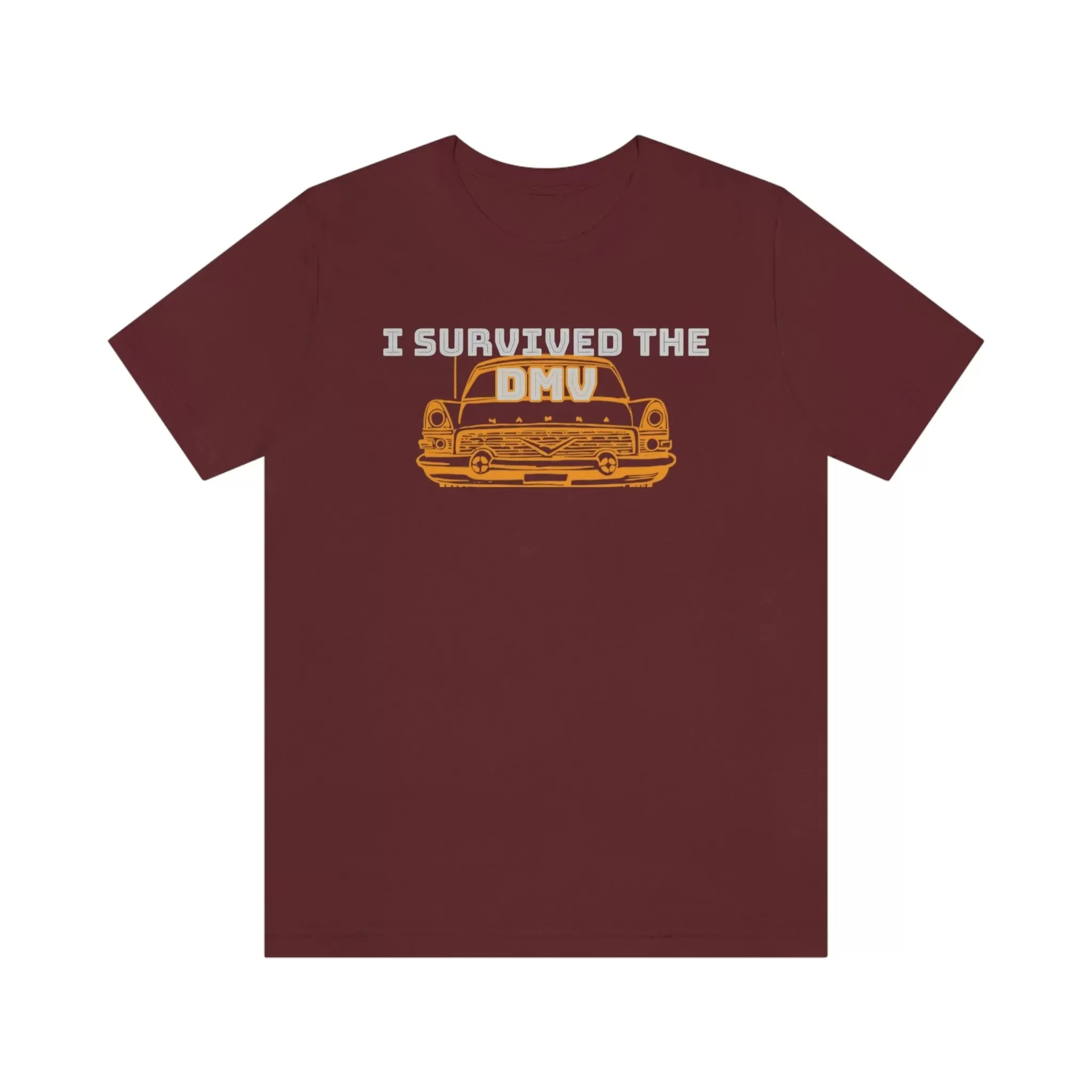 I Survived The DMV Unisex Jersey Short Sleeve Tee