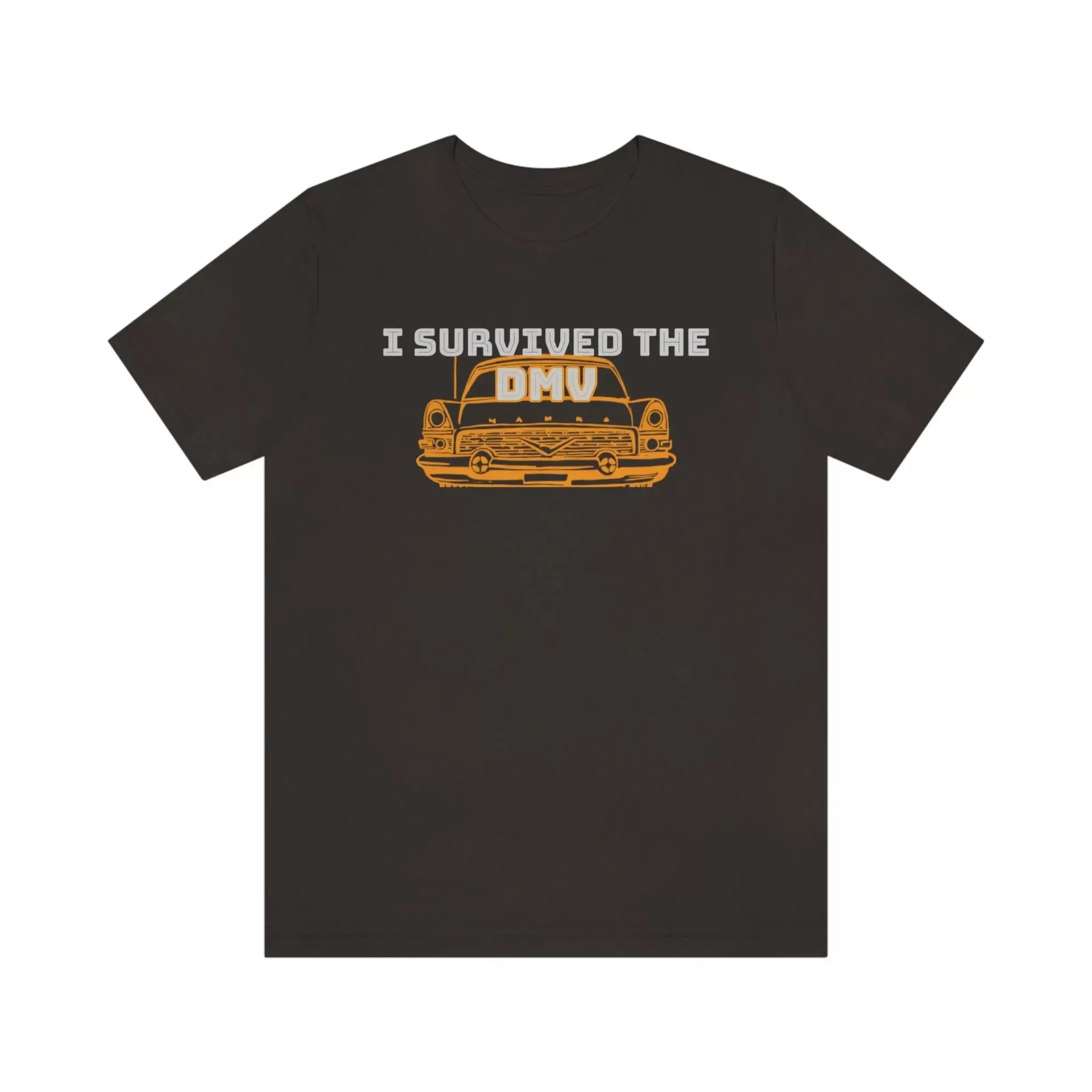 I Survived The DMV Unisex Jersey Short Sleeve Tee