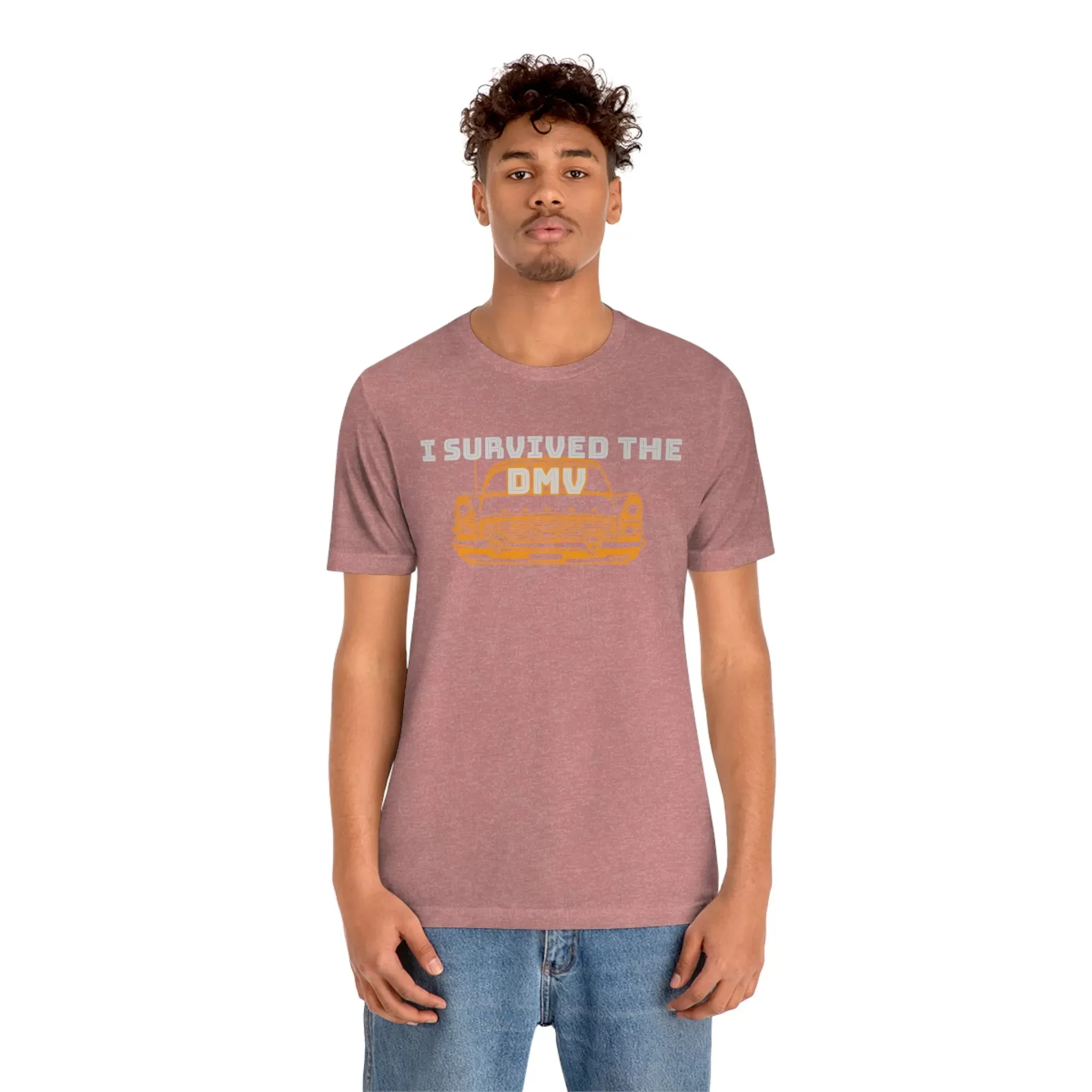 I Survived The DMV Unisex Jersey Short Sleeve Tee