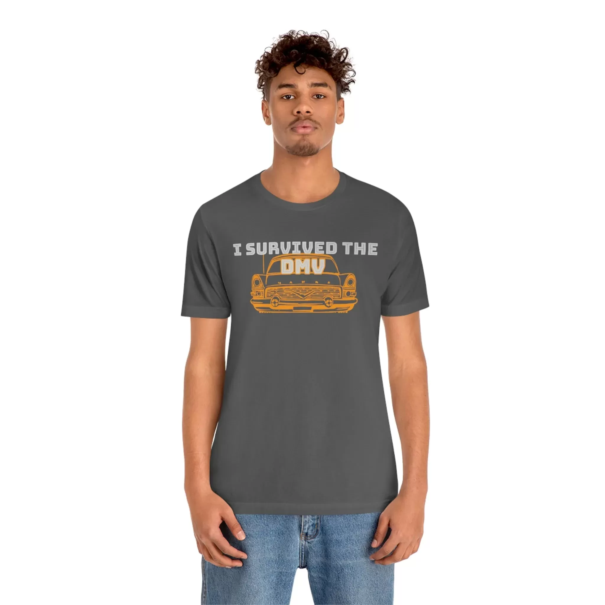 I Survived The DMV Unisex Jersey Short Sleeve Tee