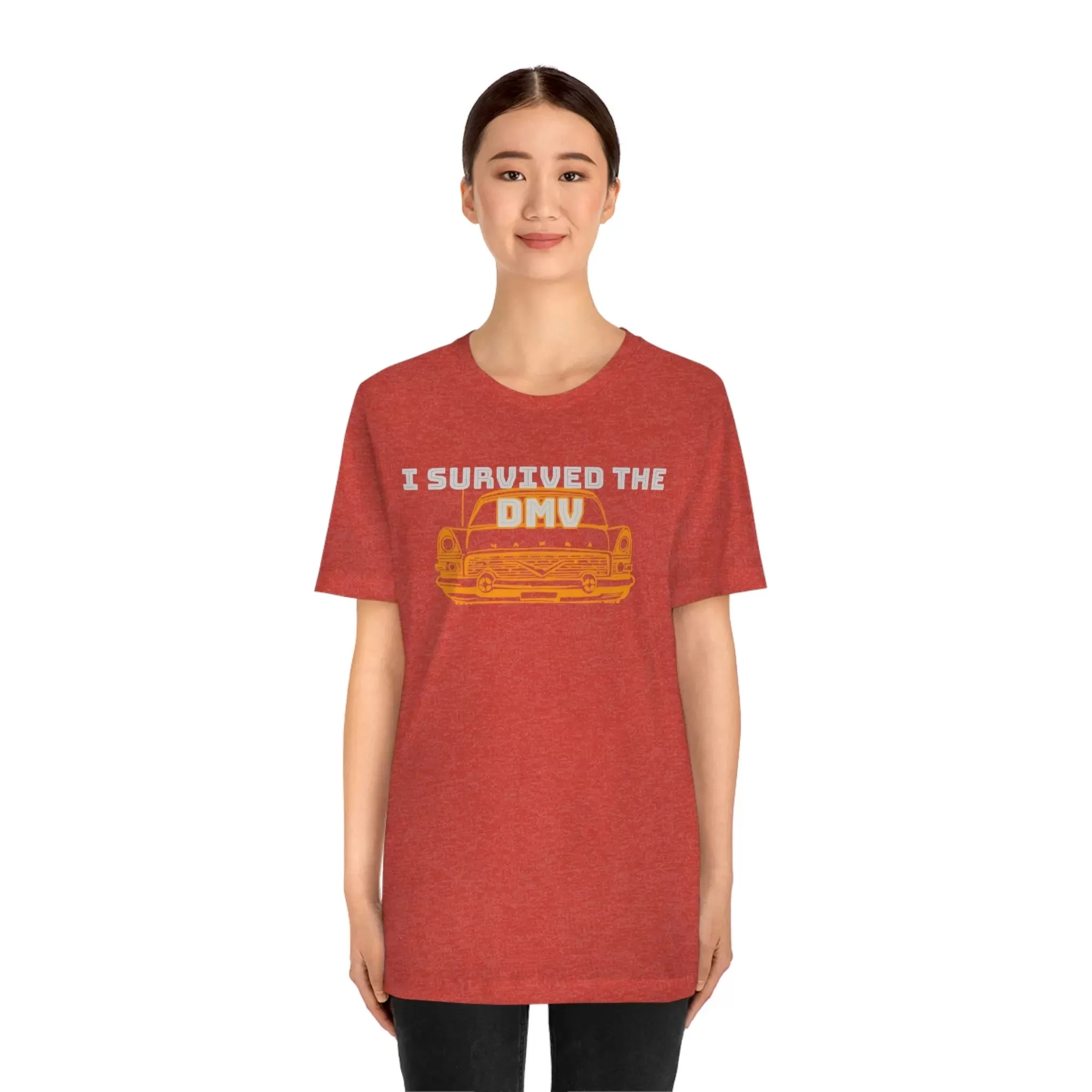 I Survived The DMV Unisex Jersey Short Sleeve Tee