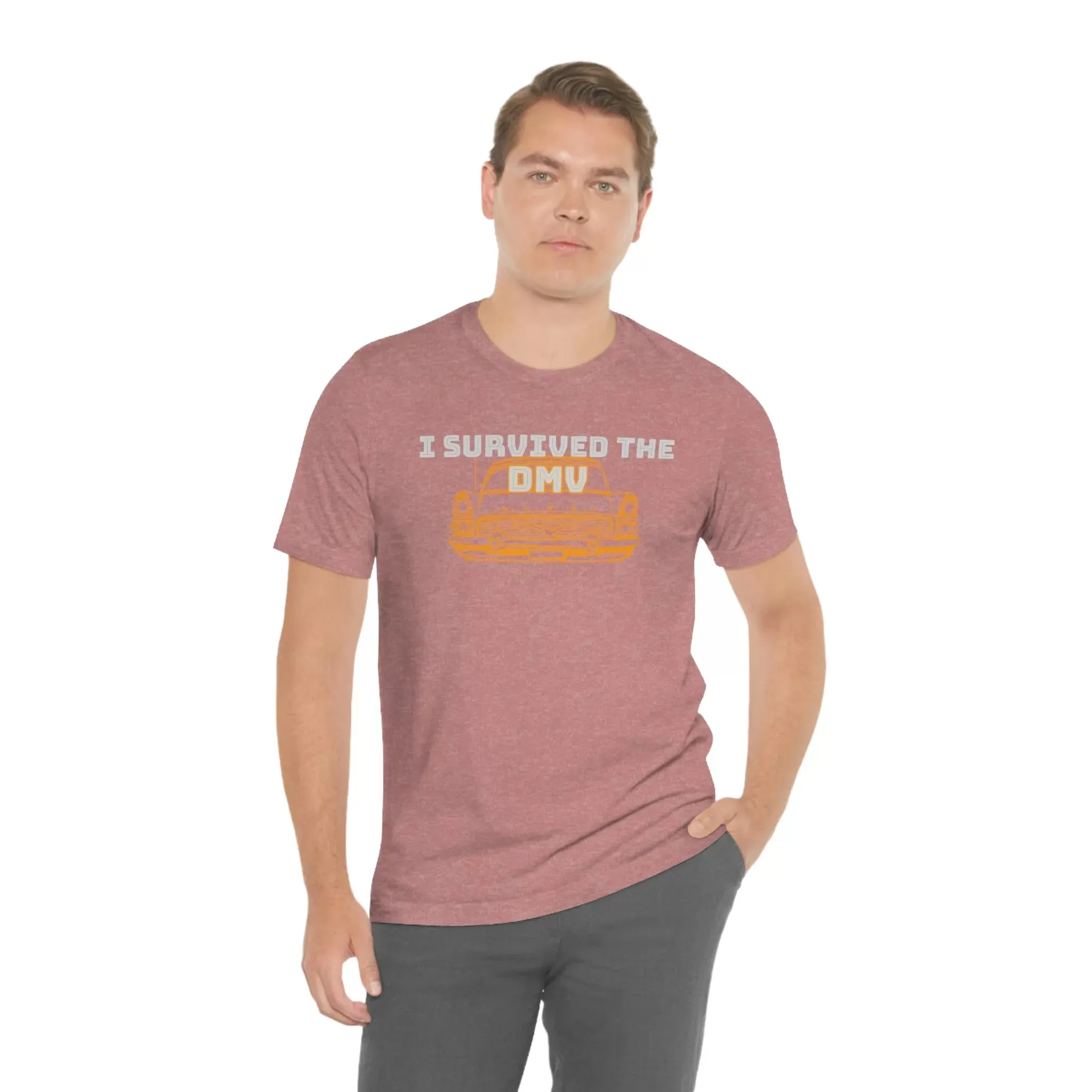 I Survived The DMV Unisex Jersey Short Sleeve Tee