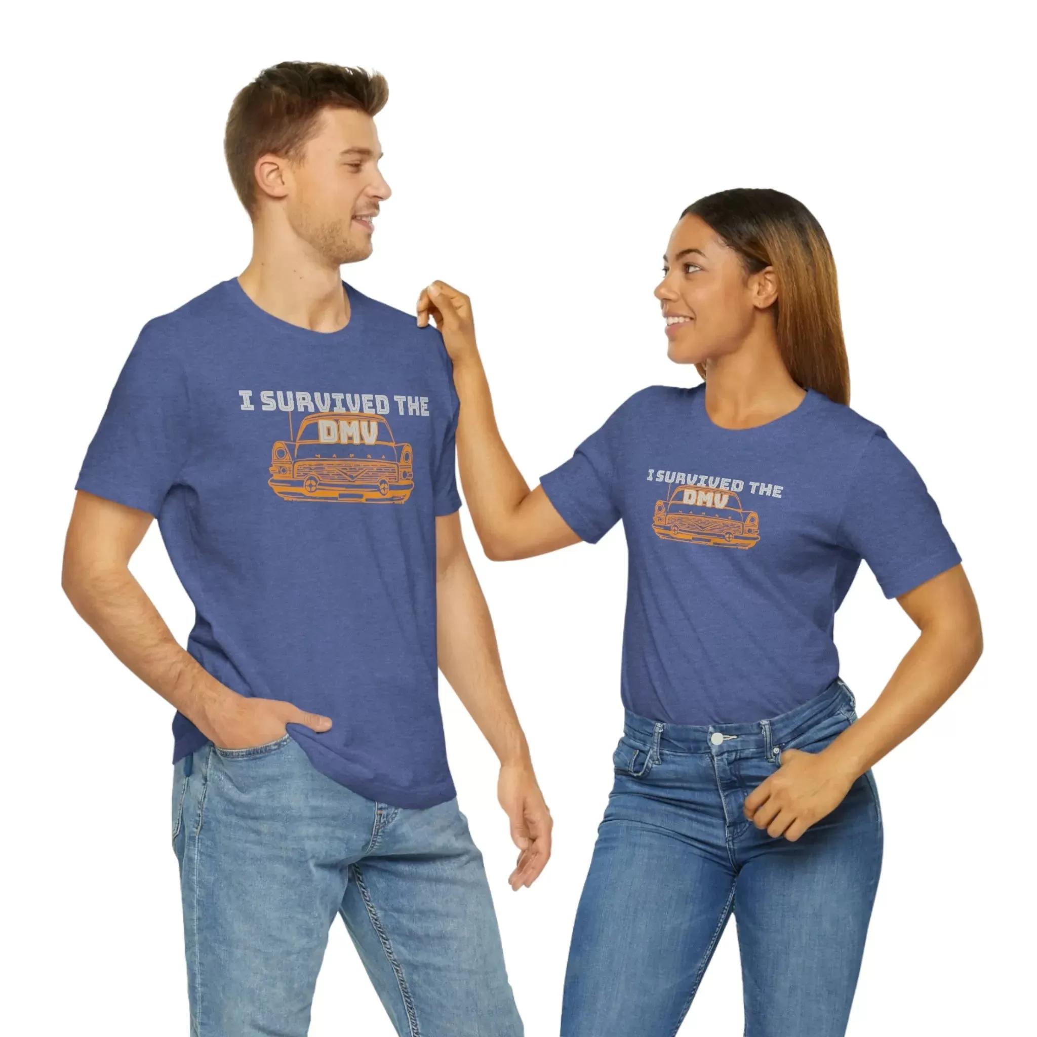 I Survived The DMV Unisex Jersey Short Sleeve Tee