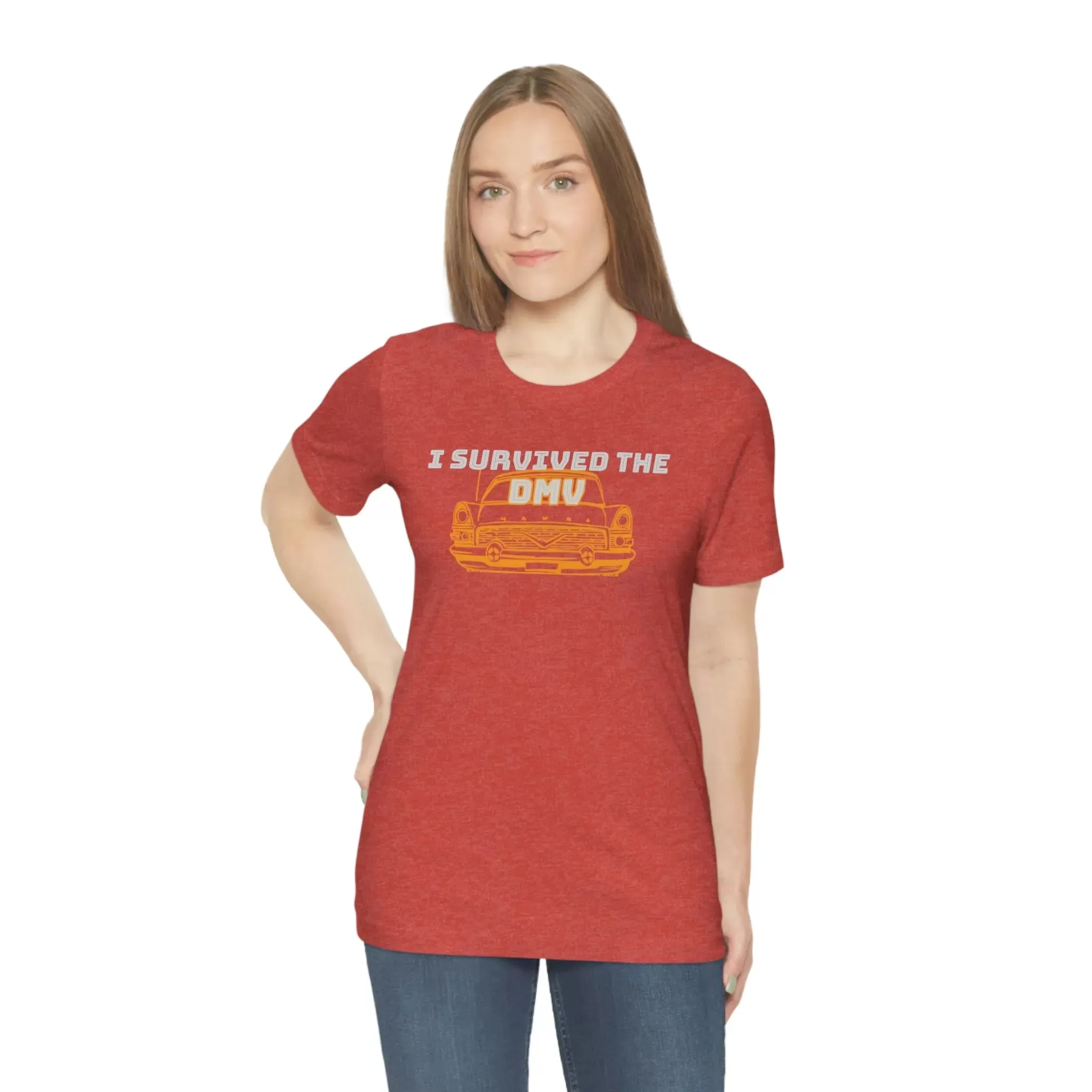 I Survived The DMV Unisex Jersey Short Sleeve Tee