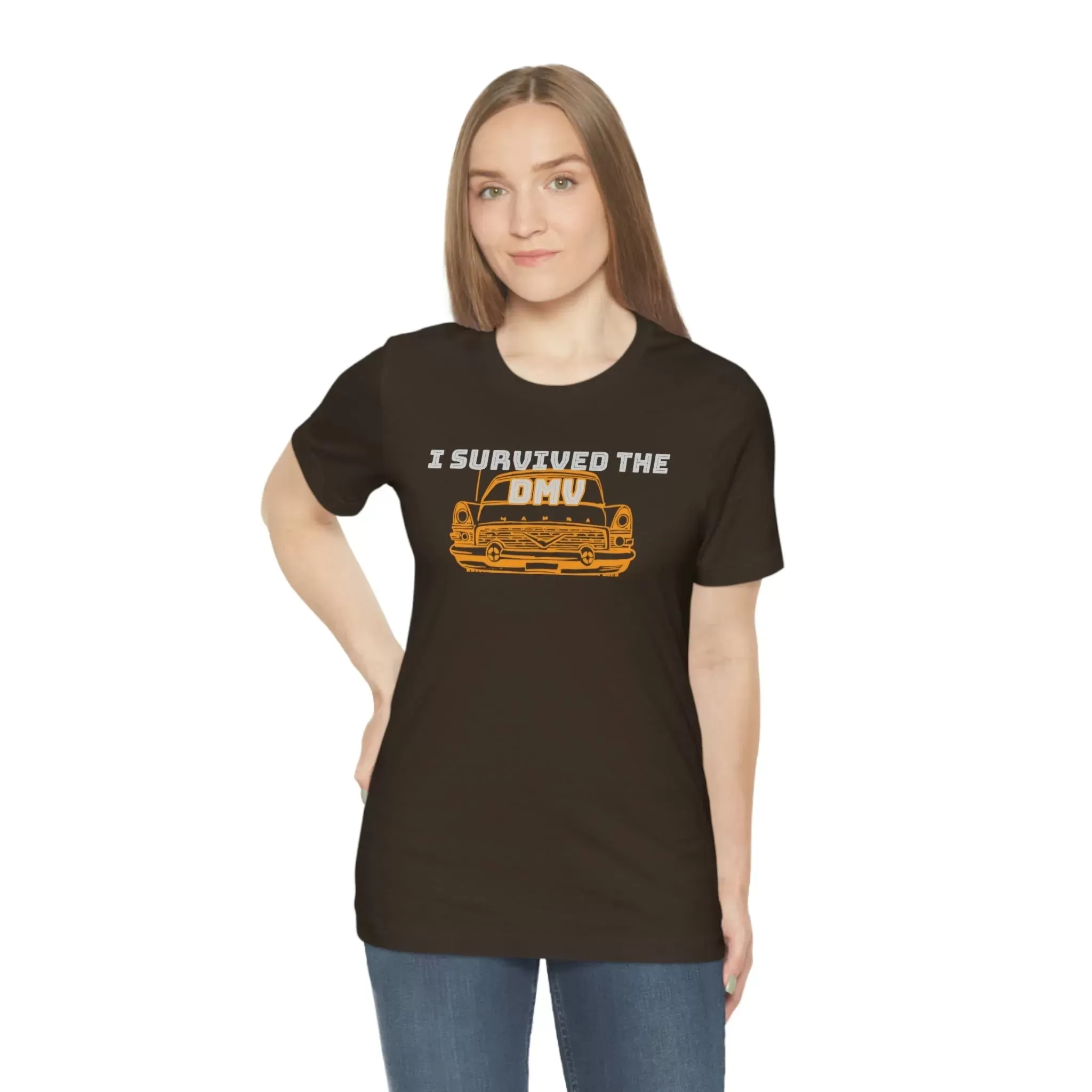 I Survived The DMV Unisex Jersey Short Sleeve Tee