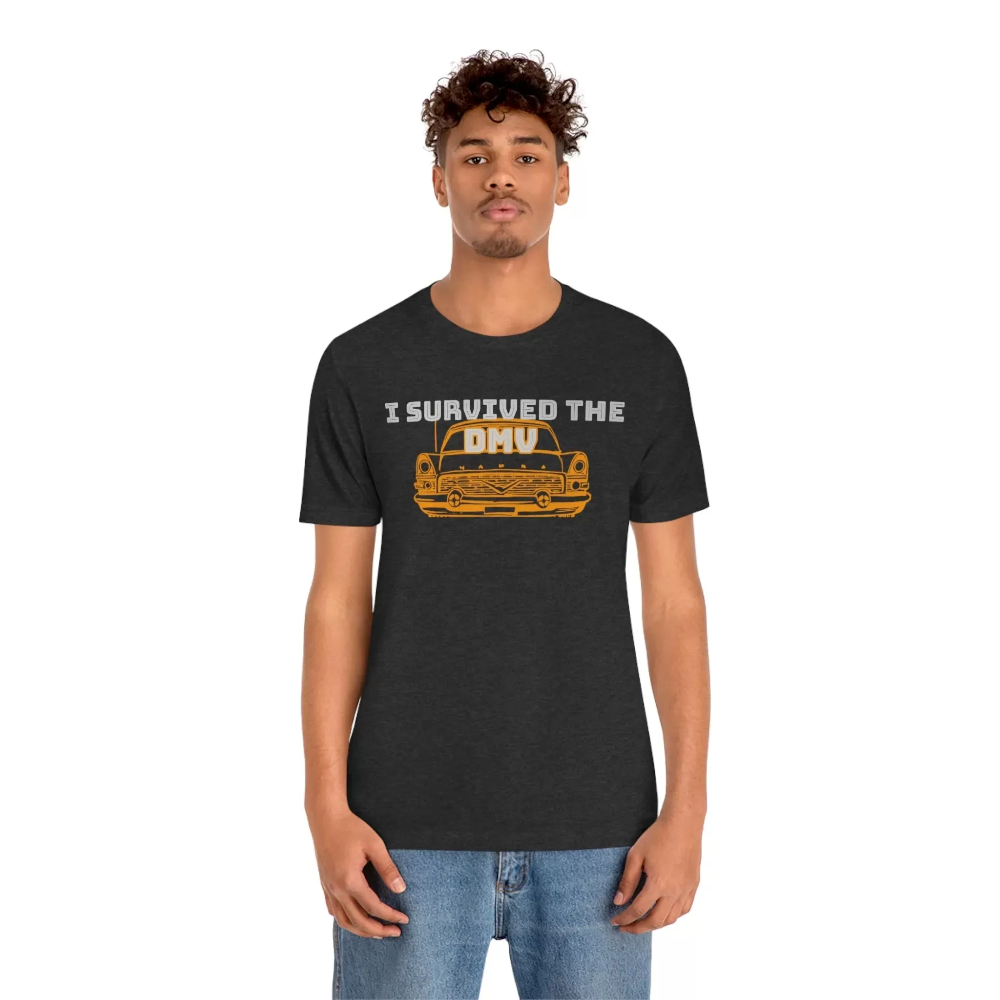 I Survived The DMV Unisex Jersey Short Sleeve Tee