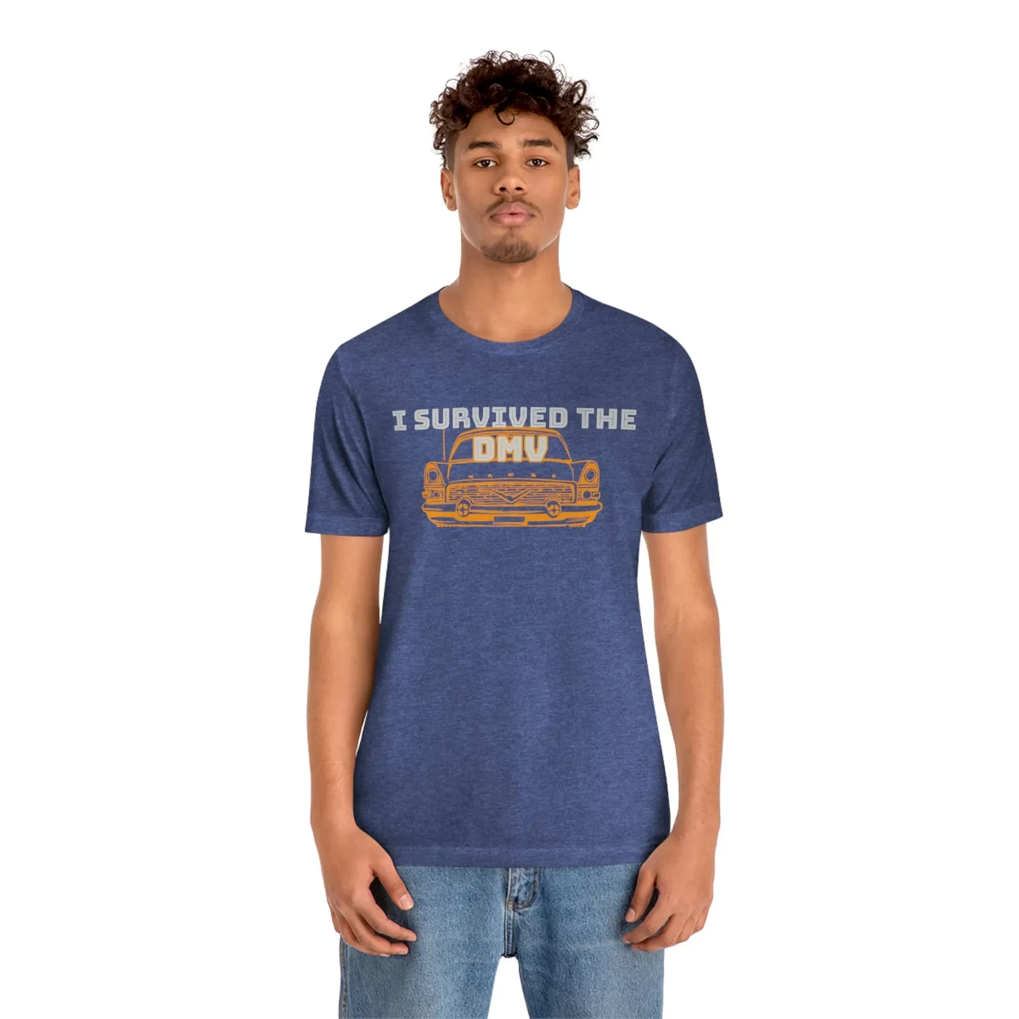 I Survived The DMV Unisex Jersey Short Sleeve Tee