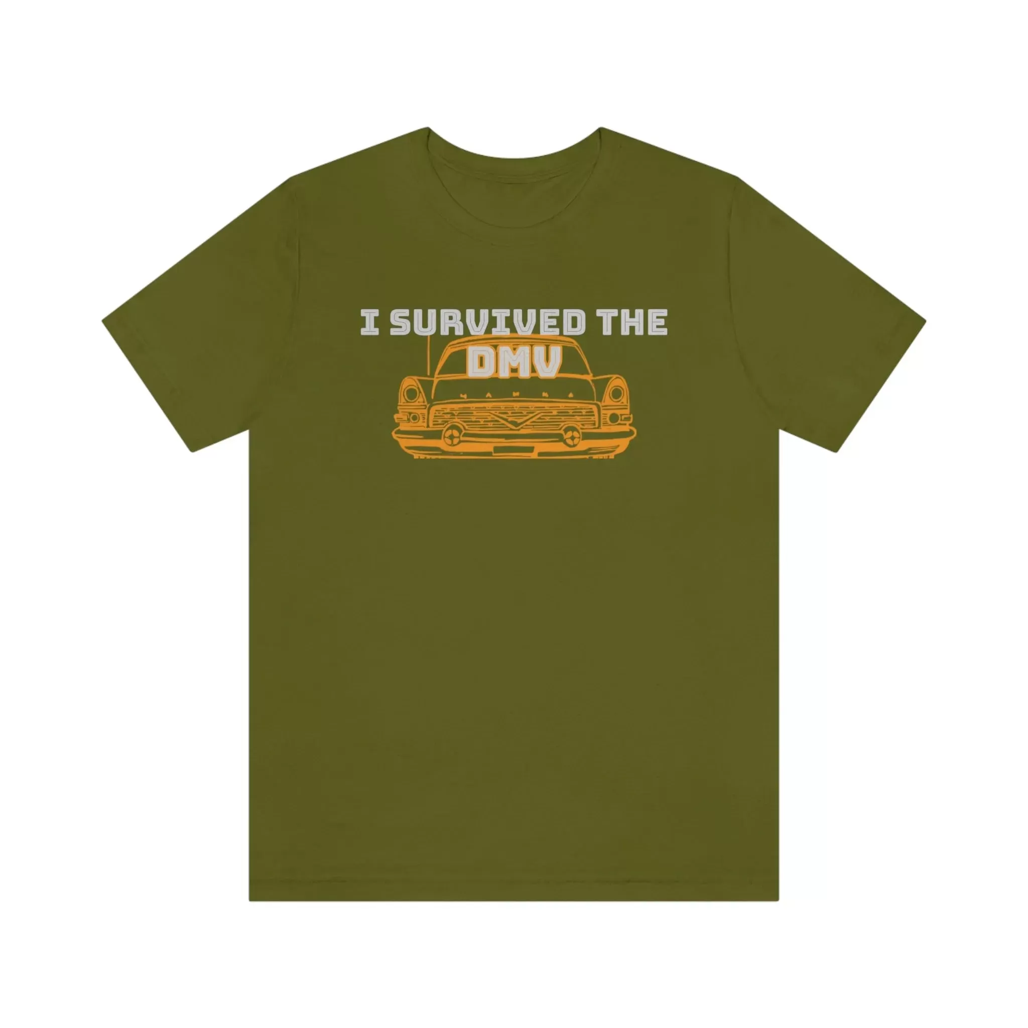 I Survived The DMV Unisex Jersey Short Sleeve Tee