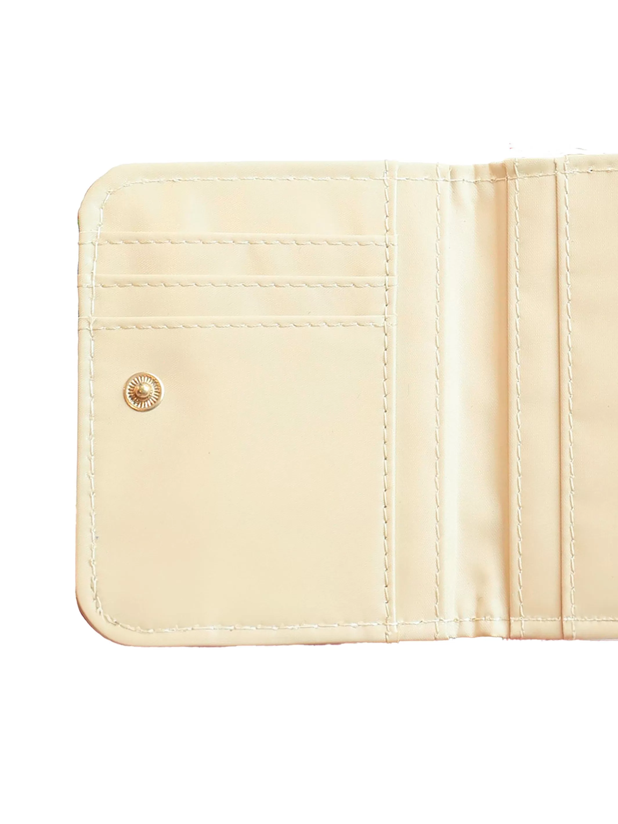 ID Wallet | Cow Print Orange   White