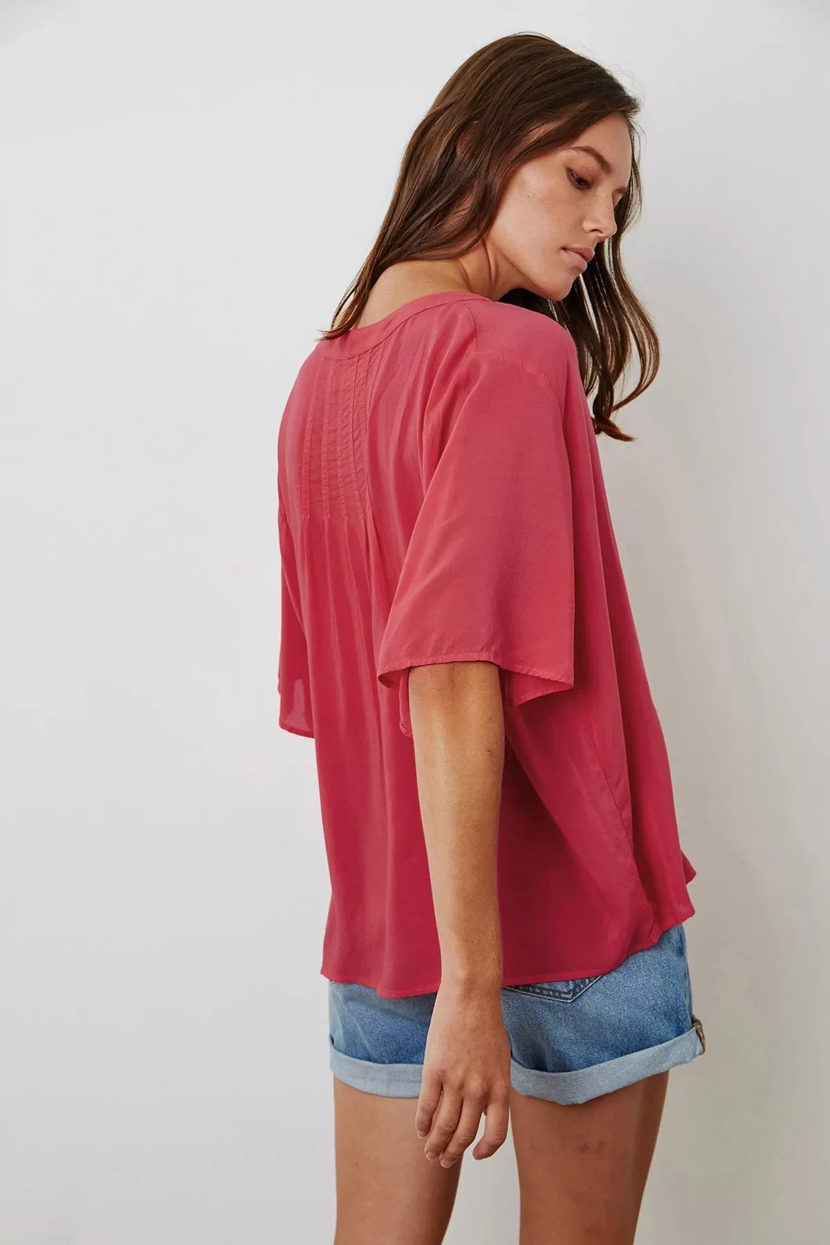 Jaycee Blouse - Raspberry