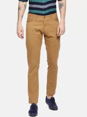 JDC Casual Solid Trouser-Khaki