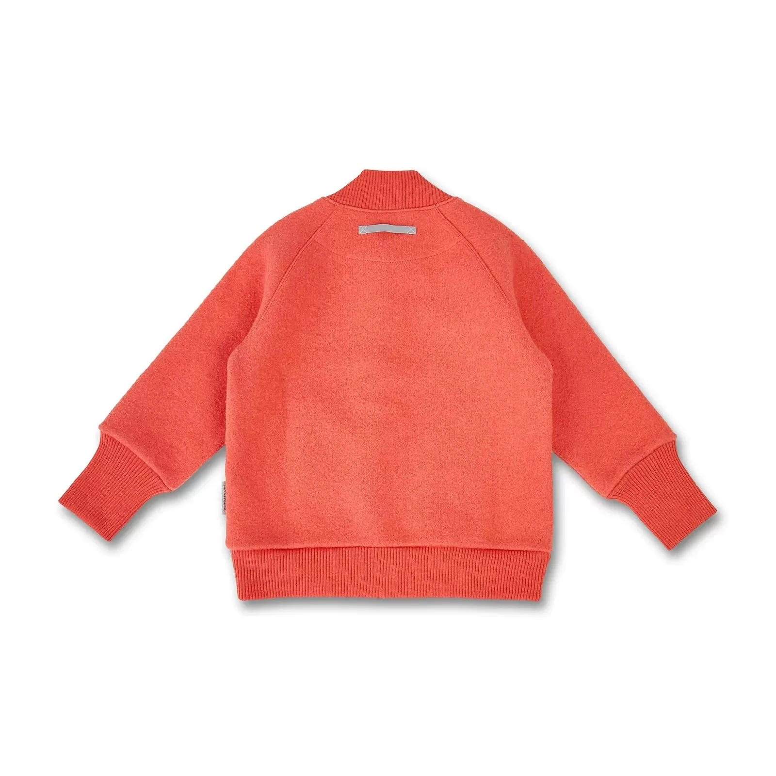 Kids Boiled Wool Bomber Jacket coral