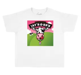 Kids Ice Cream 12 Shirt - Jays & SBs - White