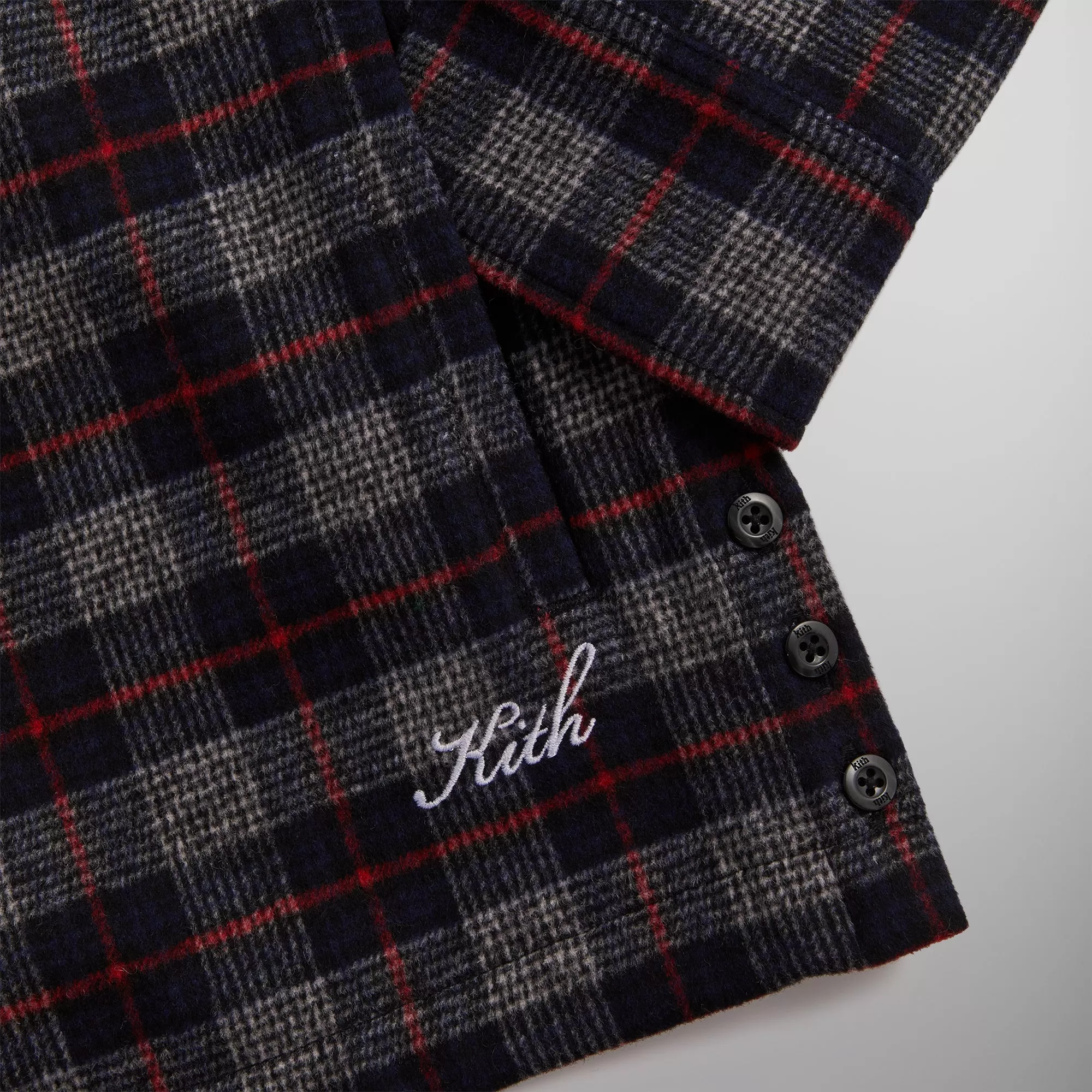 Kith Check Plaid Ginza - Black