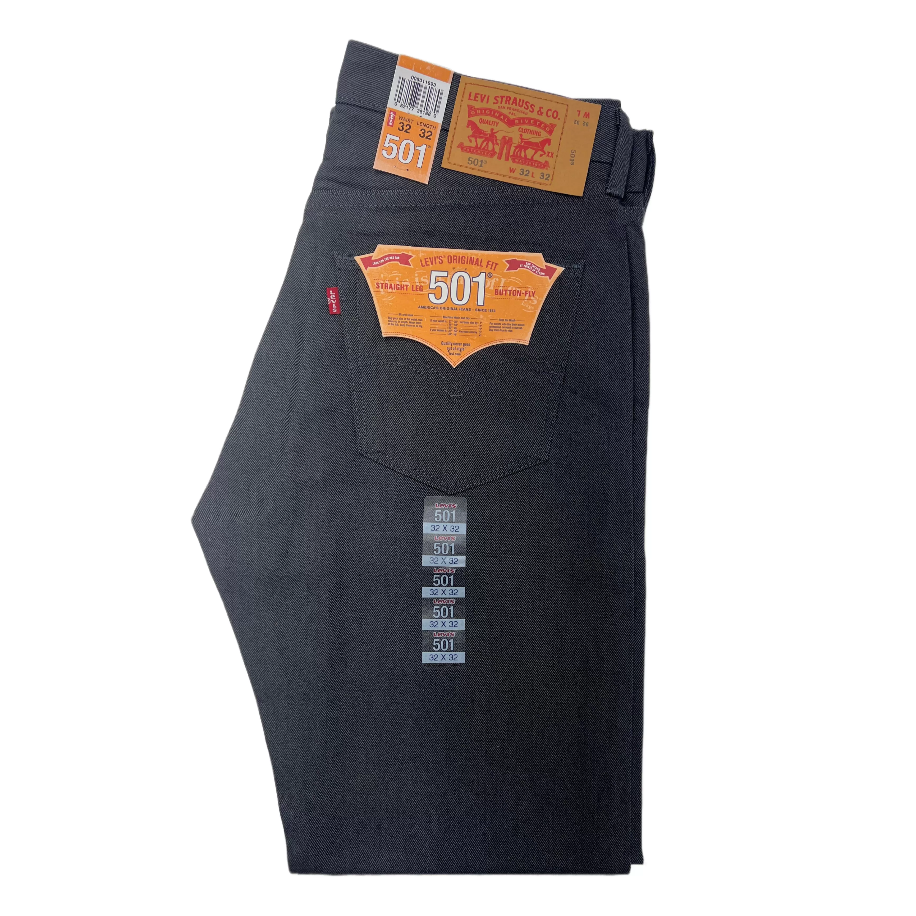 Levi's 501 Shrink-to-Fit - Shadow Charcoal - 1893