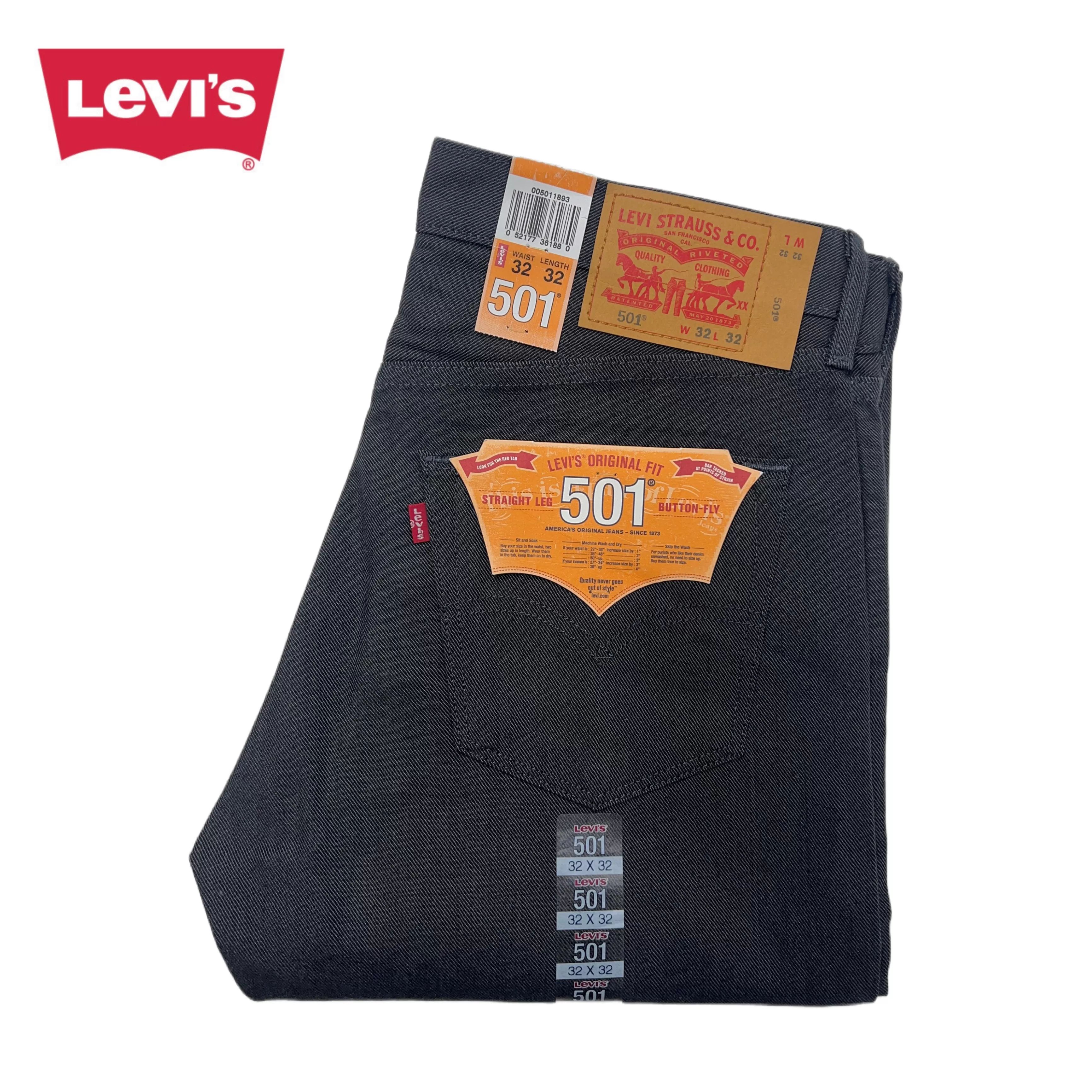 Levi's 501 Shrink-to-Fit - Shadow Charcoal - 1893