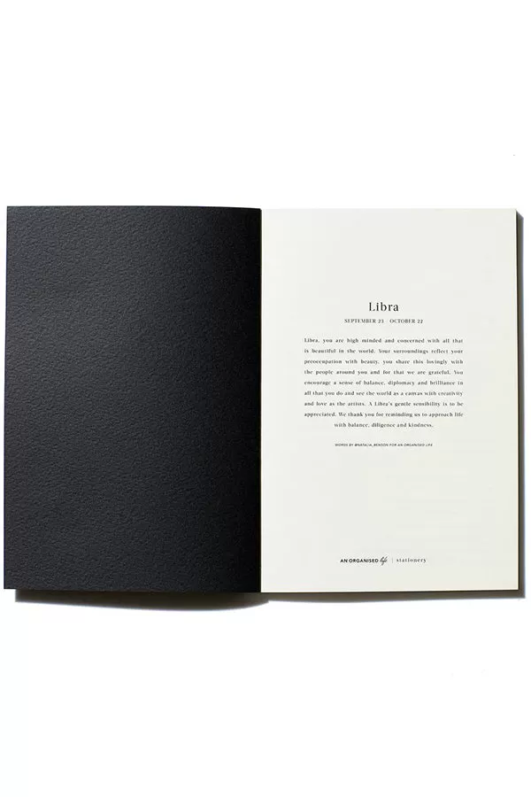 Libra Zodiac Notebook